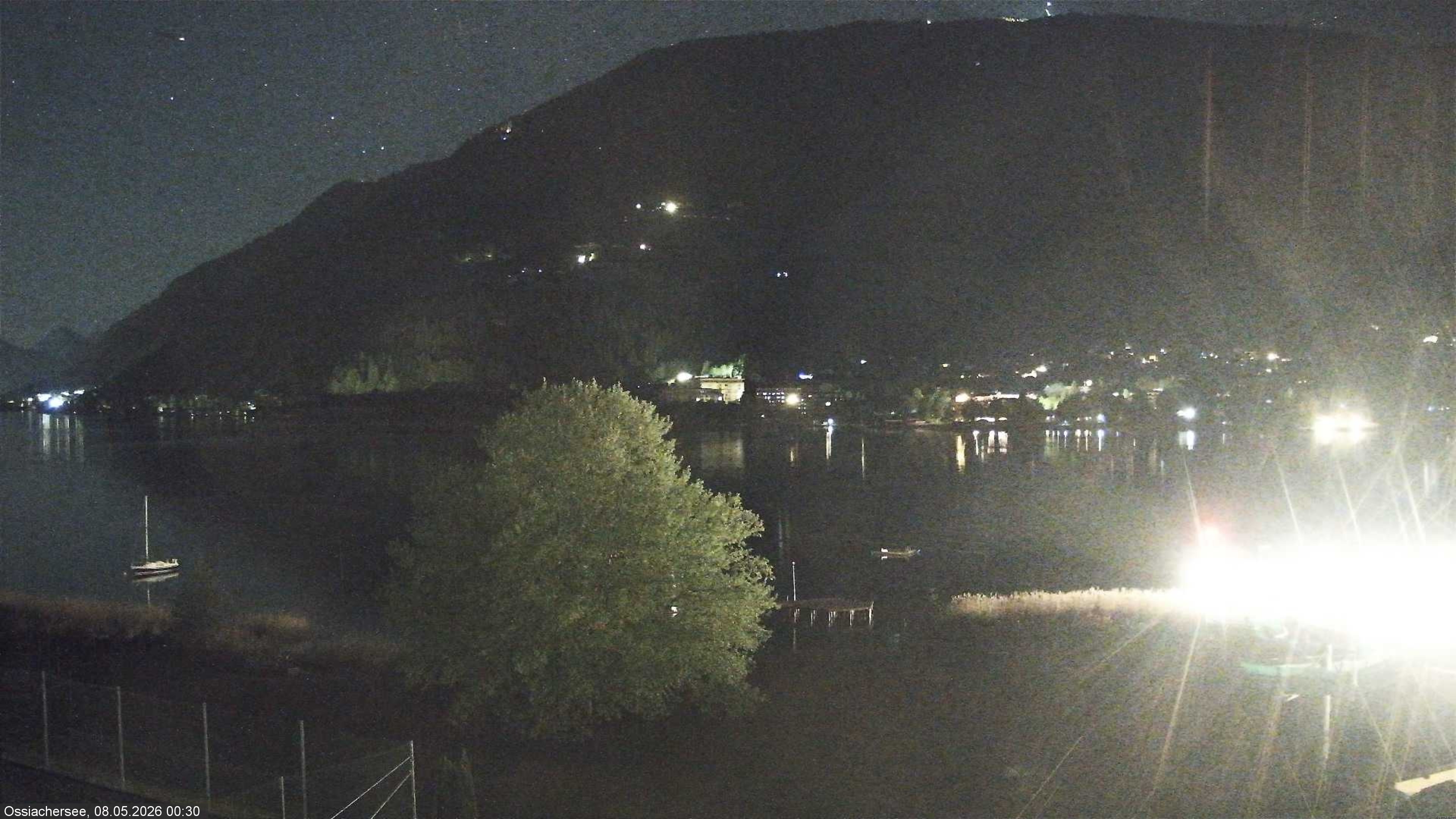 Archived image Webcam Lake Ossiacher See near Villach