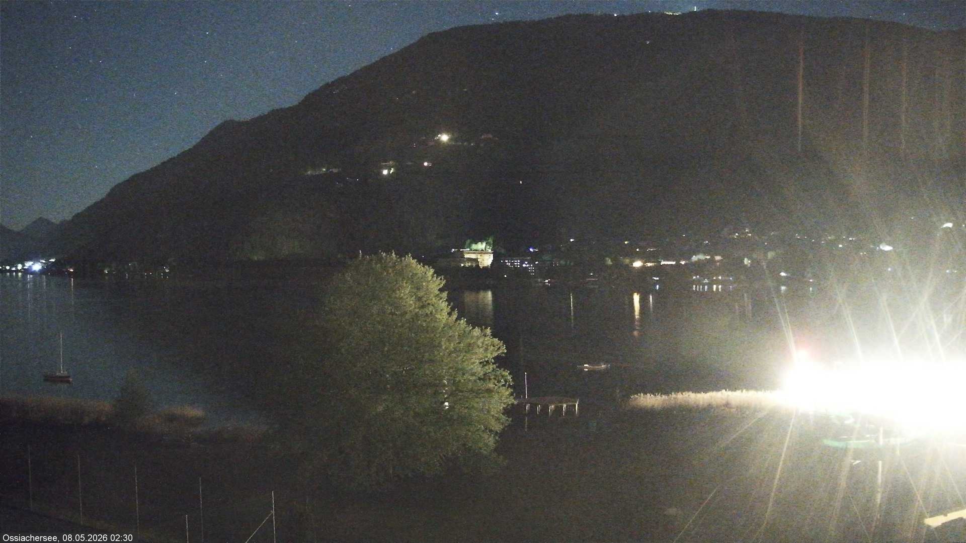 Archived image Webcam Lake Ossiacher See near Villach