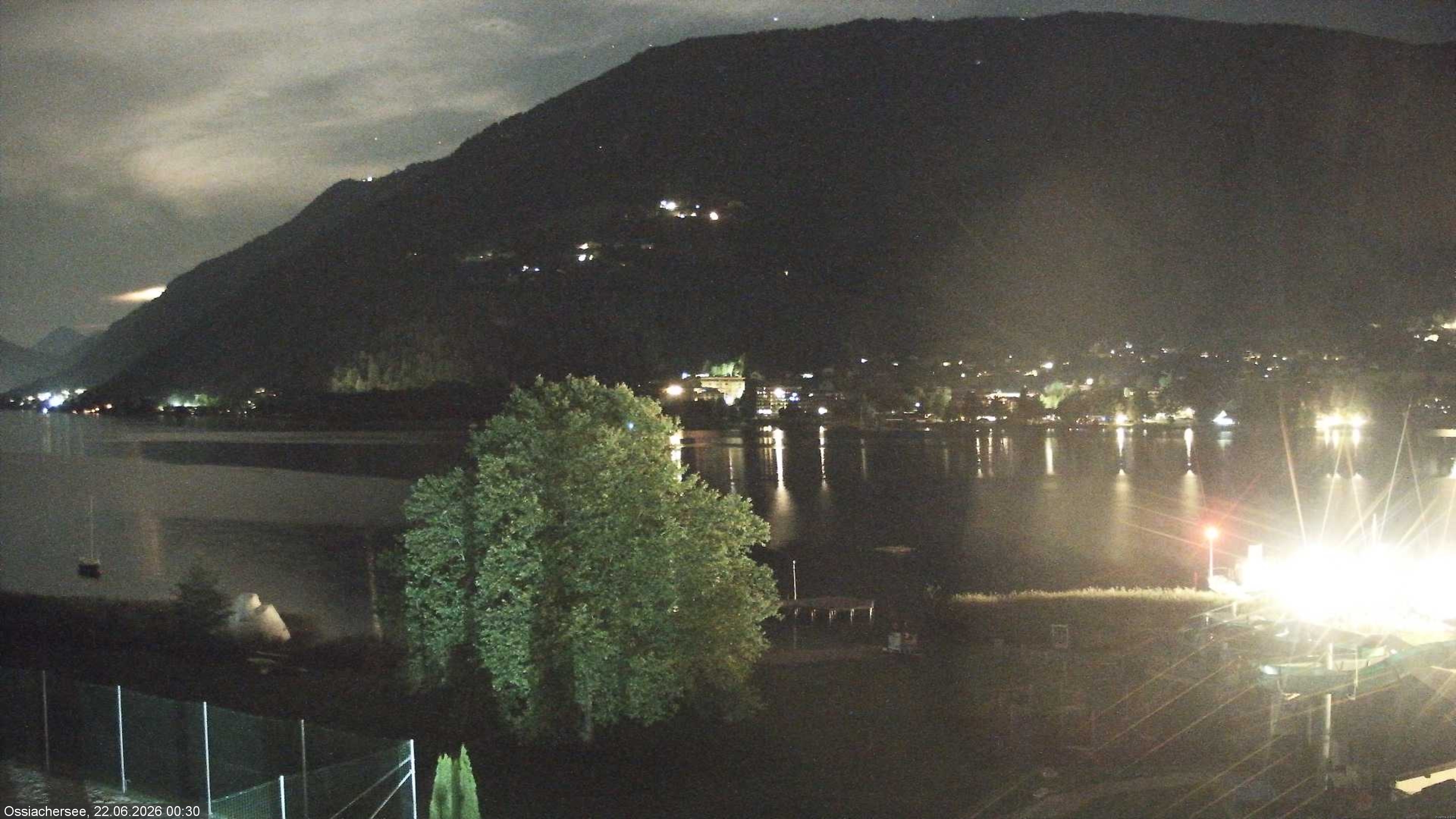 Archived image Webcam Lake Ossiacher See near Villach