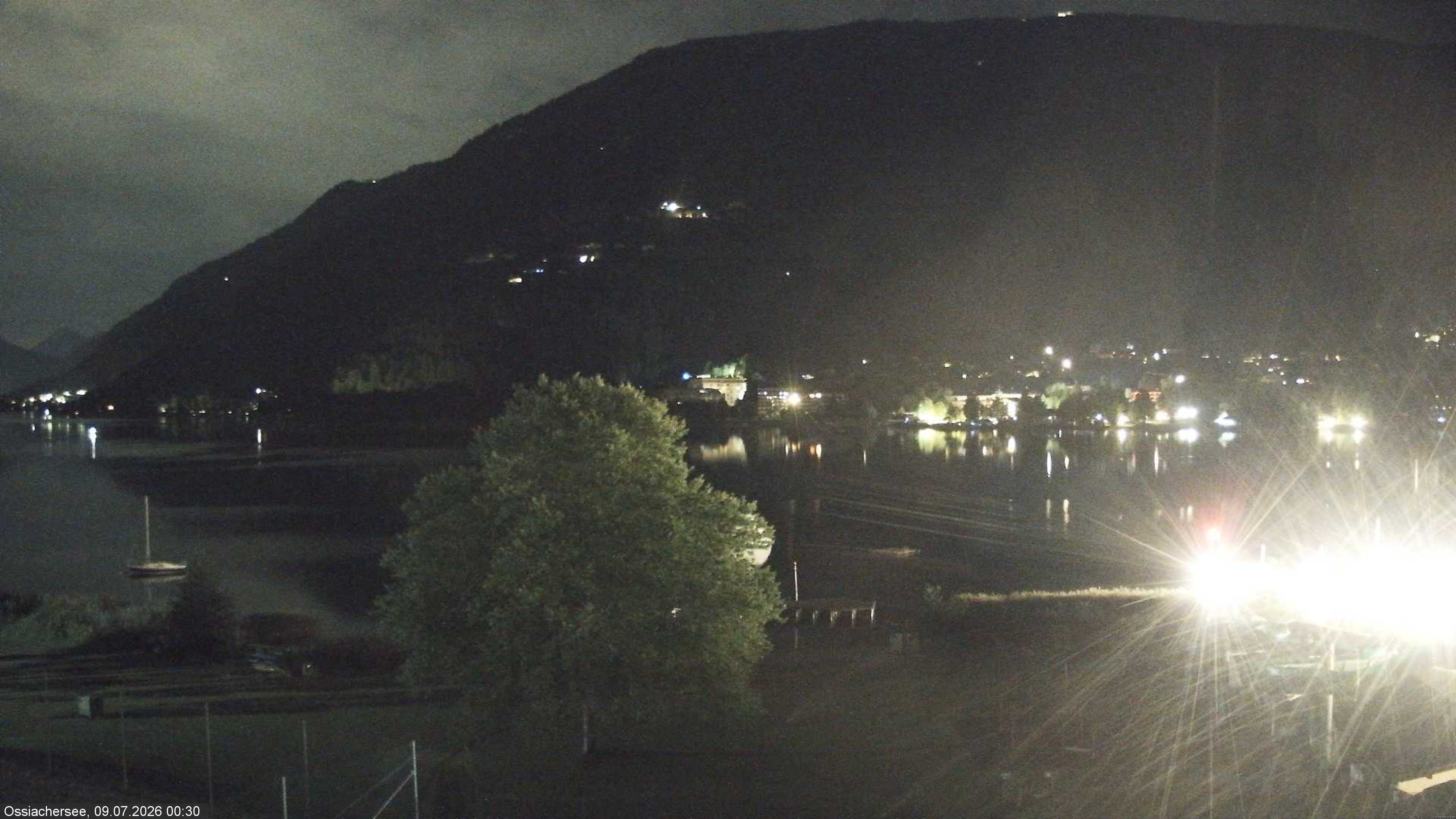 Archived image Webcam Lake Ossiacher See near Villach