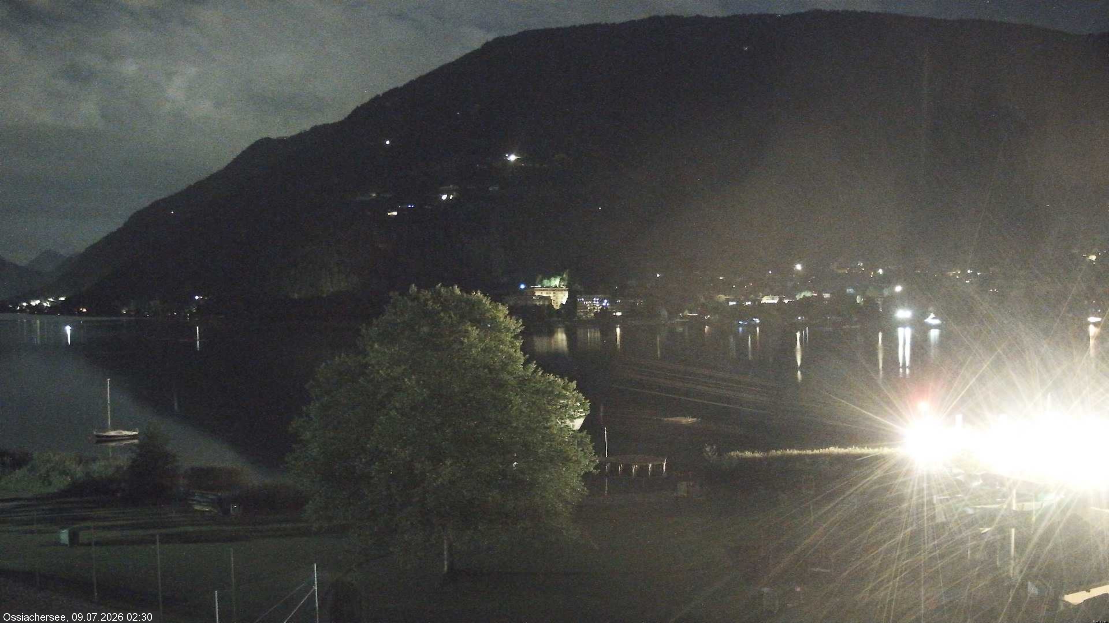 Archived image Webcam Lake Ossiacher See near Villach