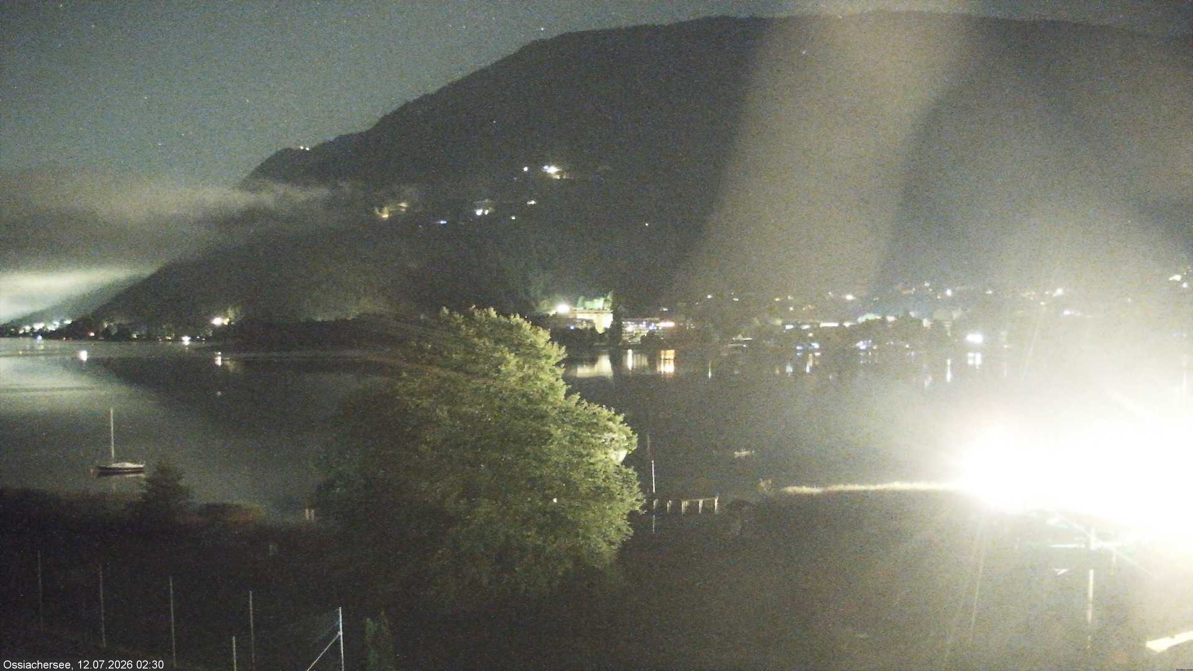 Archived image Webcam Lake Ossiacher See near Villach