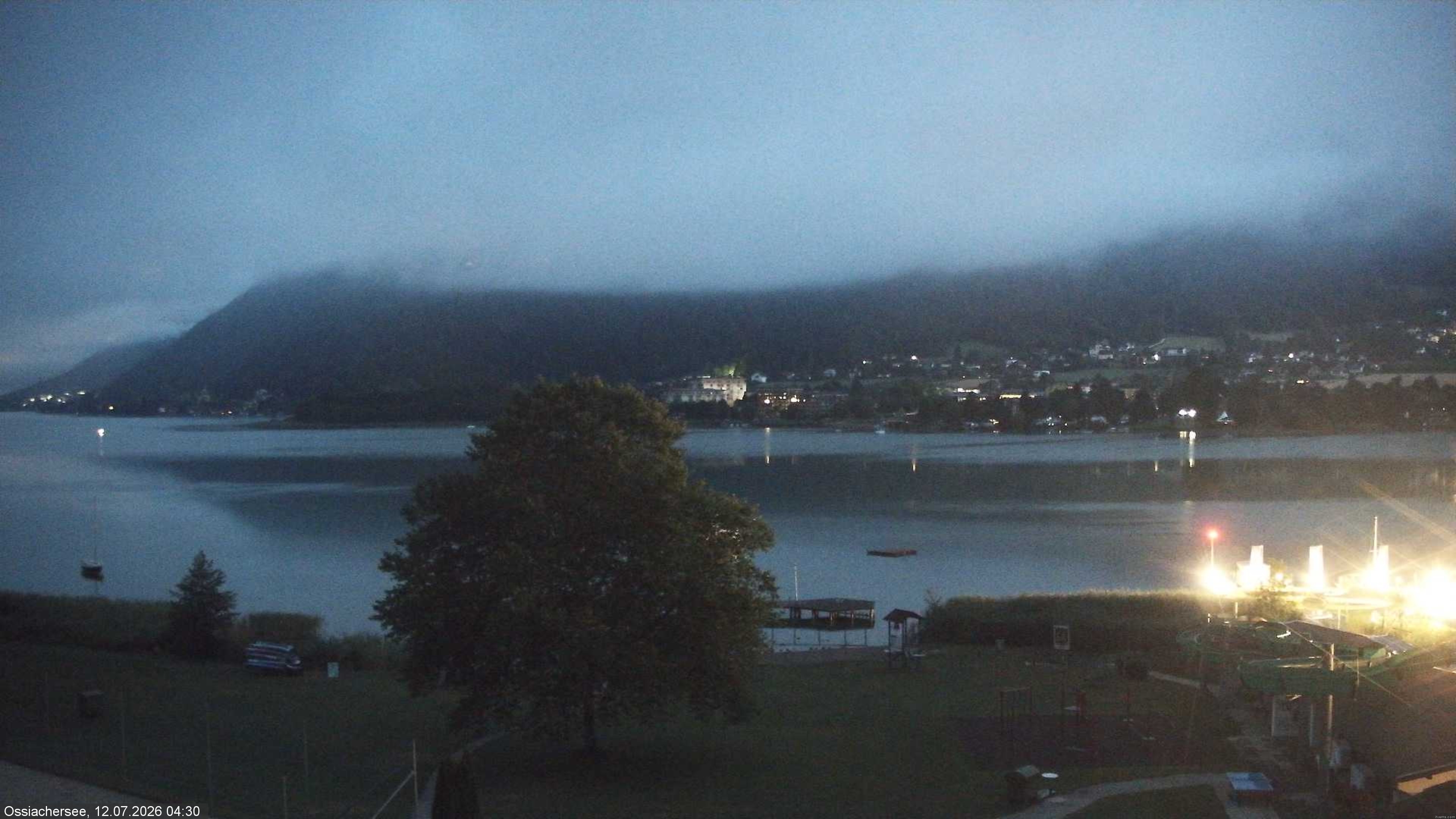 Archived image Webcam Lake Ossiacher See near Villach