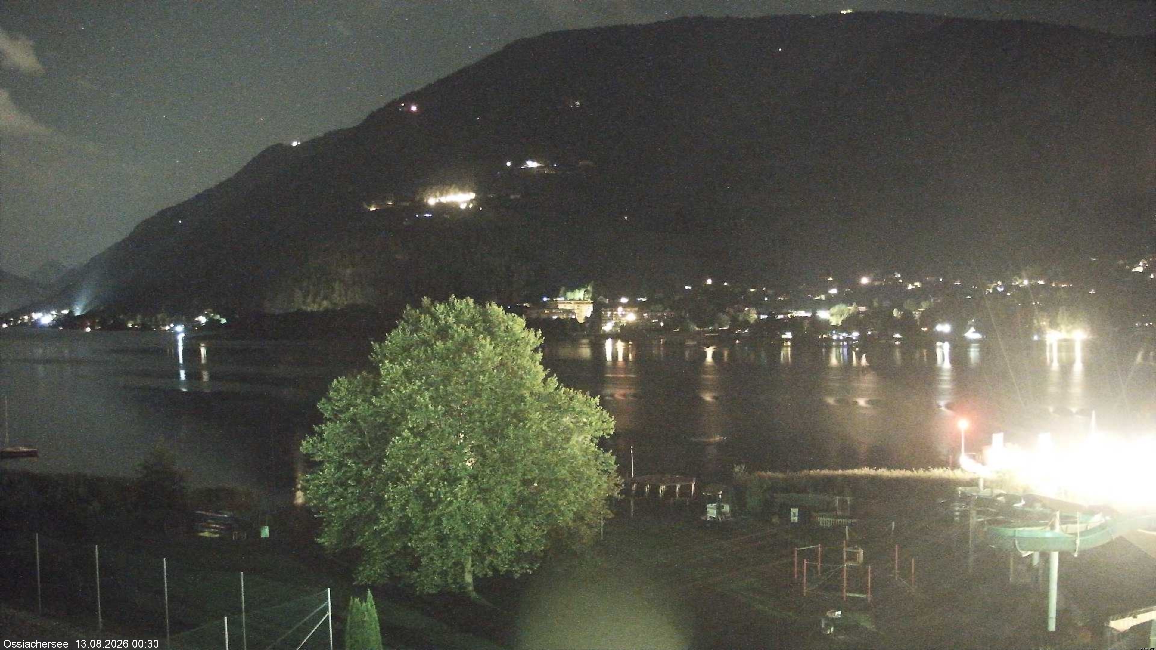 Archived image Webcam Lake Ossiacher See near Villach