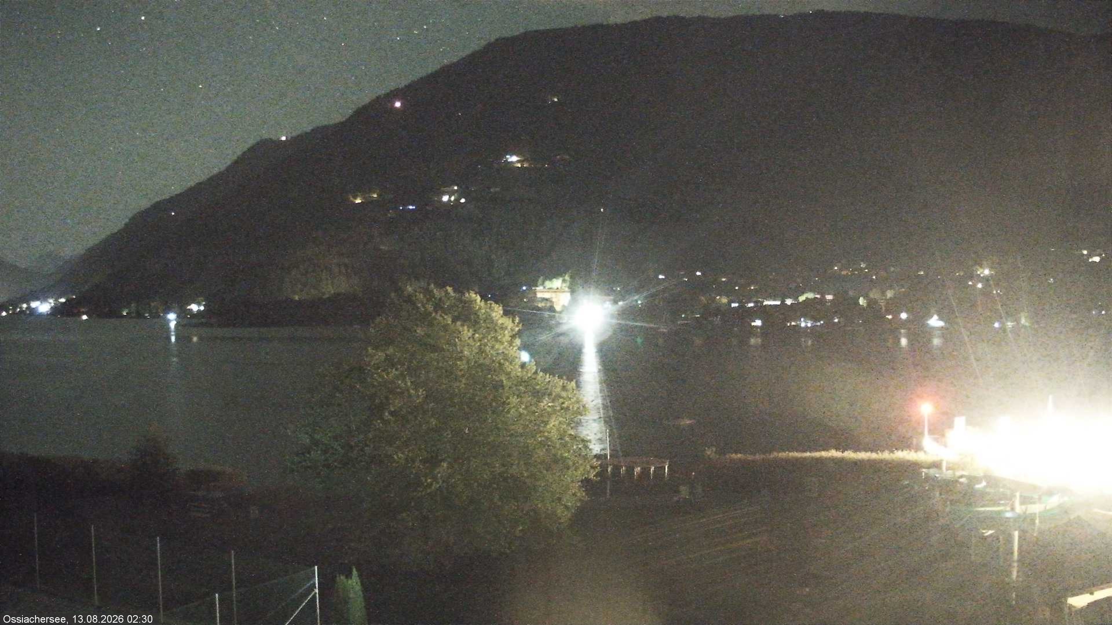 Archived image Webcam Lake Ossiacher See near Villach