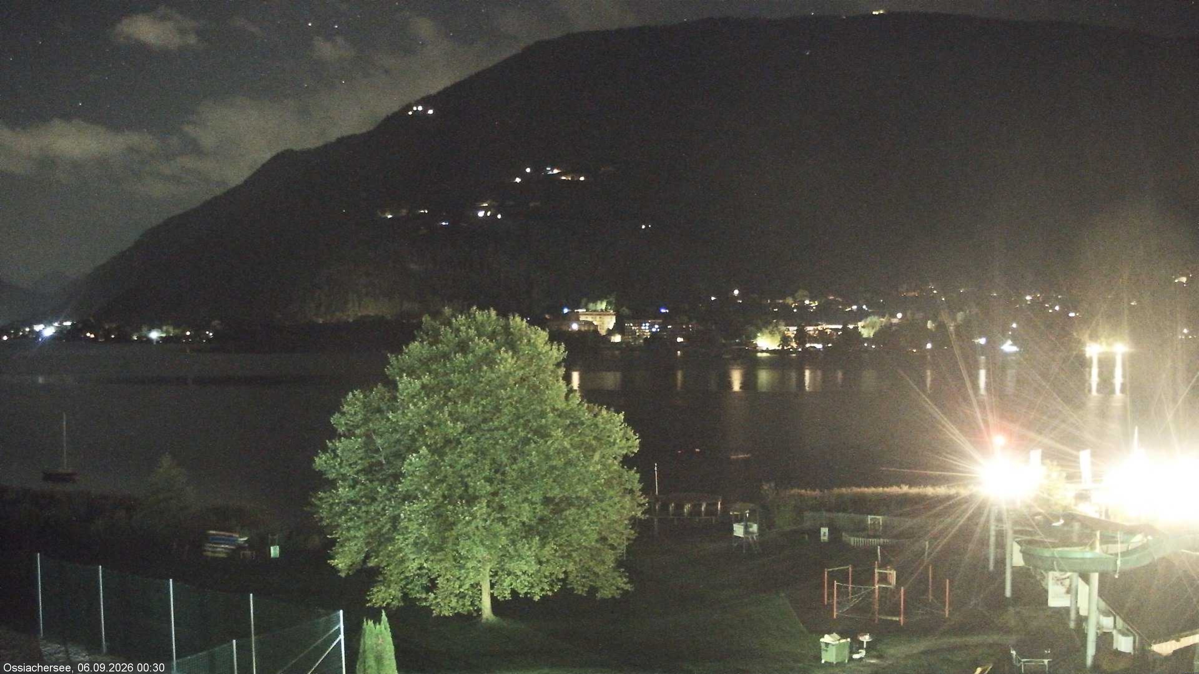 Archived image Webcam Lake Ossiacher See near Villach