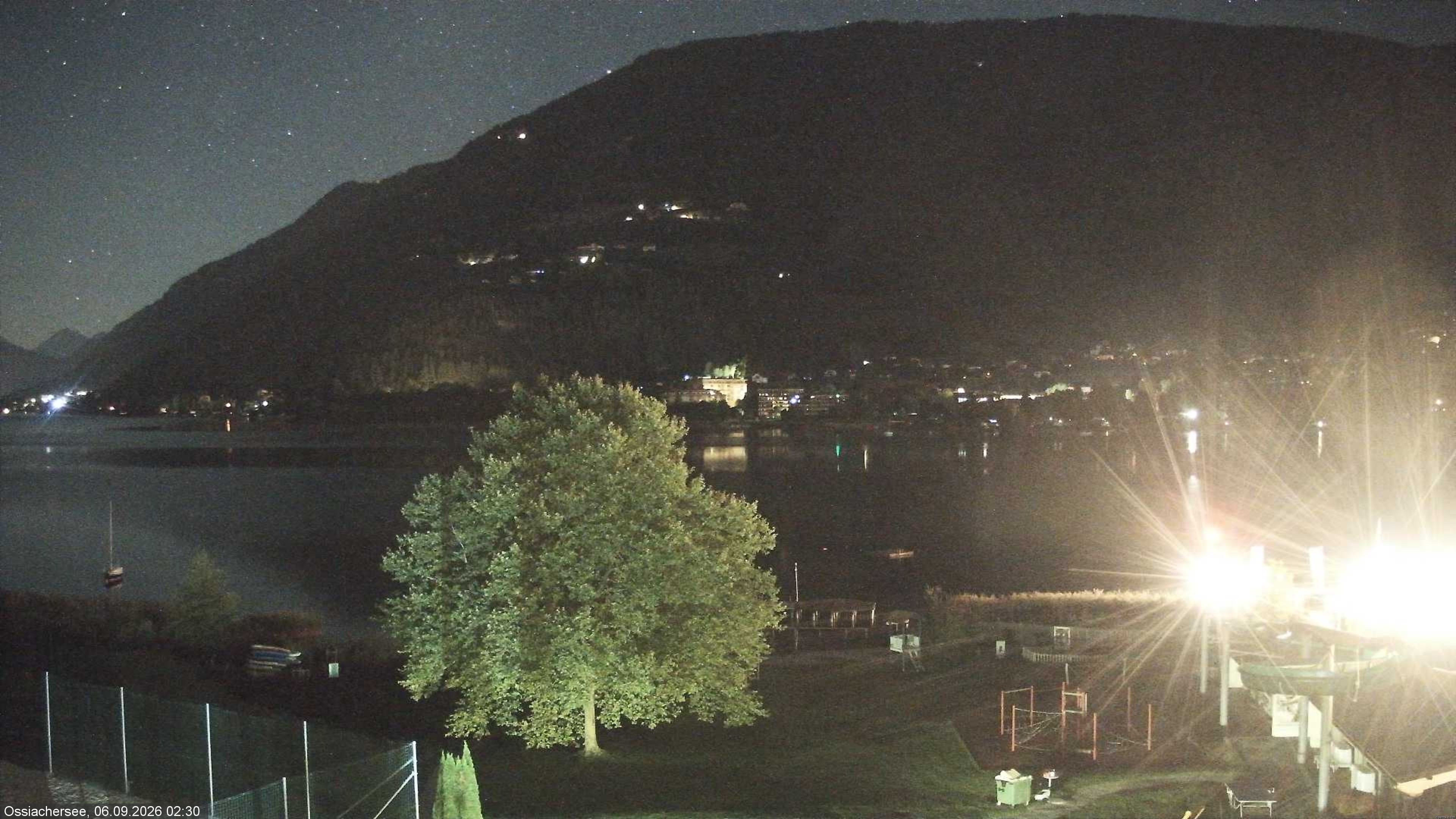 Archived image Webcam Lake Ossiacher See near Villach