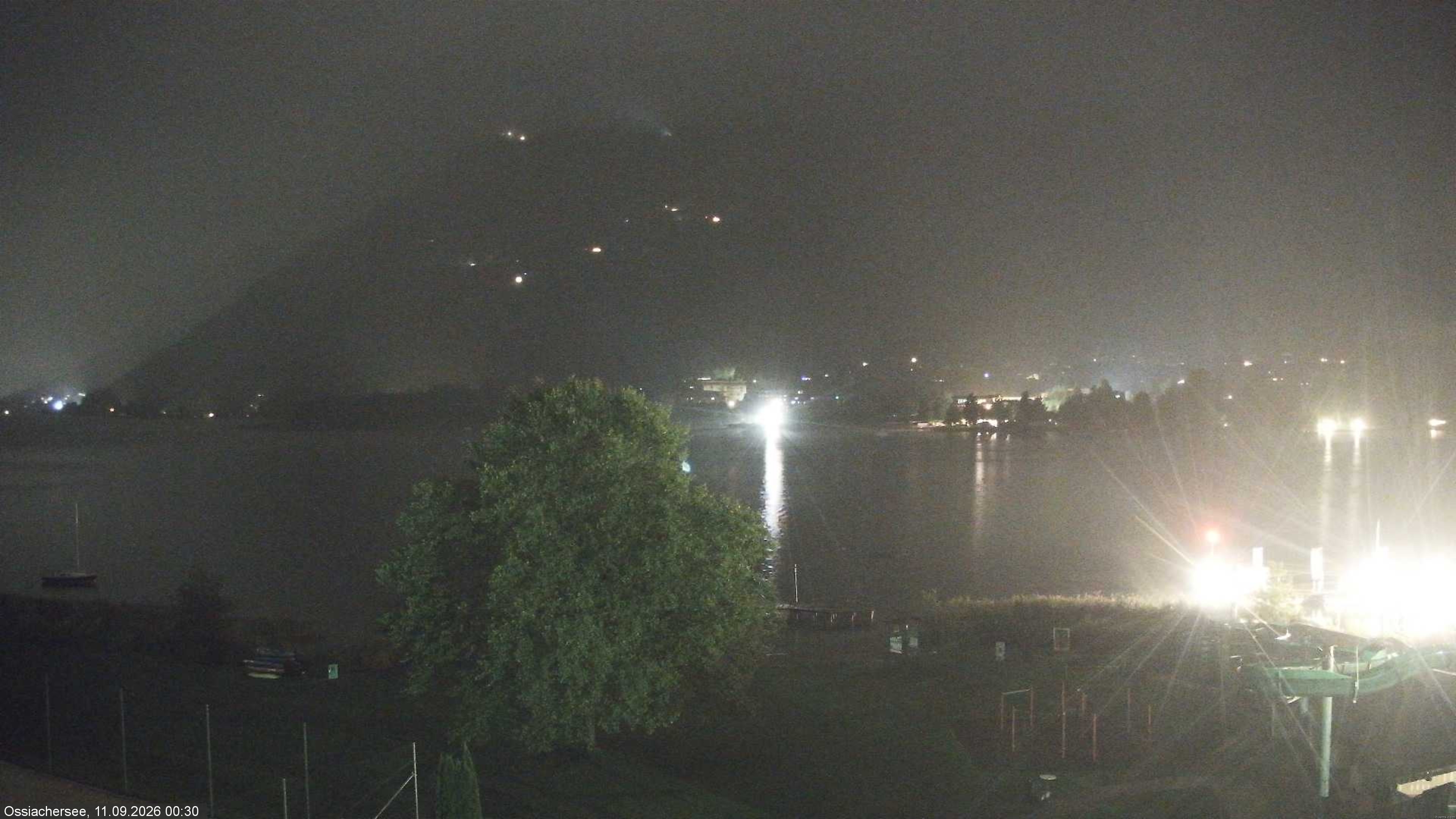 Archived image Webcam Lake Ossiacher See near Villach