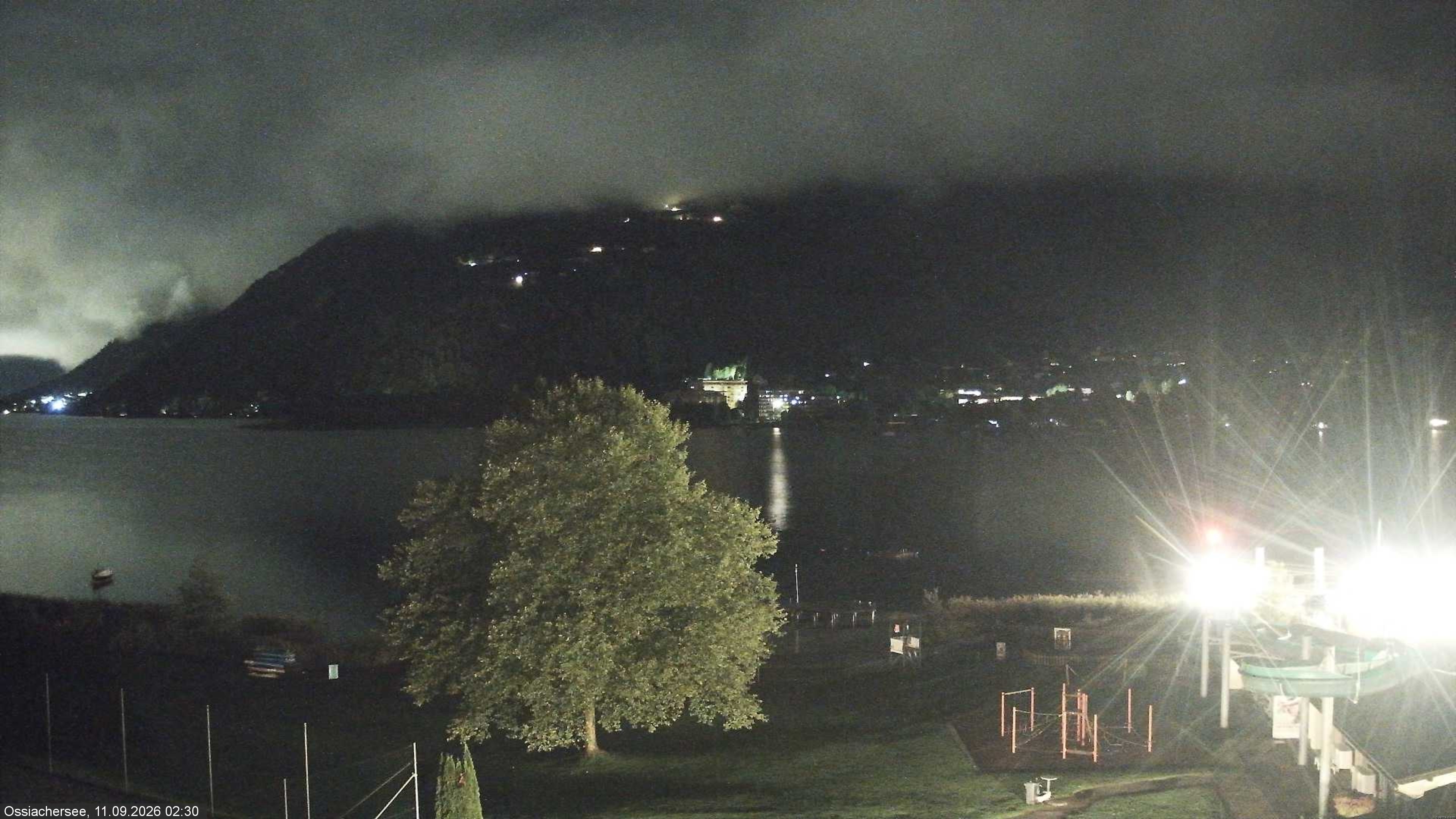 Archived image Webcam Lake Ossiacher See near Villach