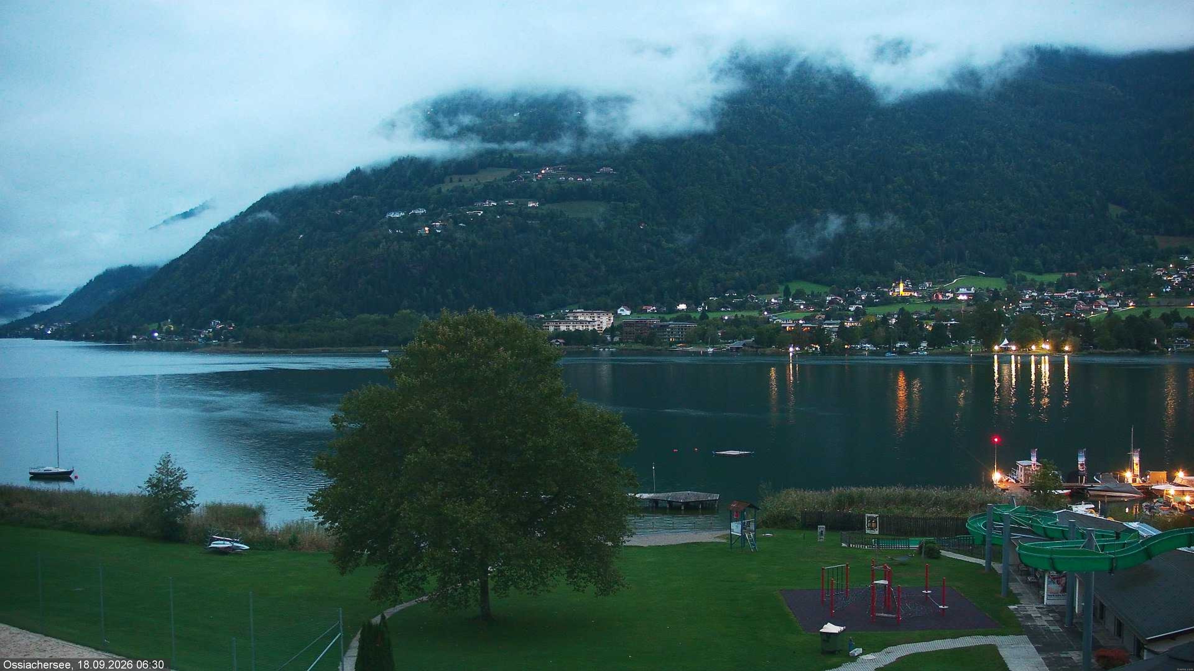 Archiv Foto Webcam Ossiacher See, Villach, Kärnten