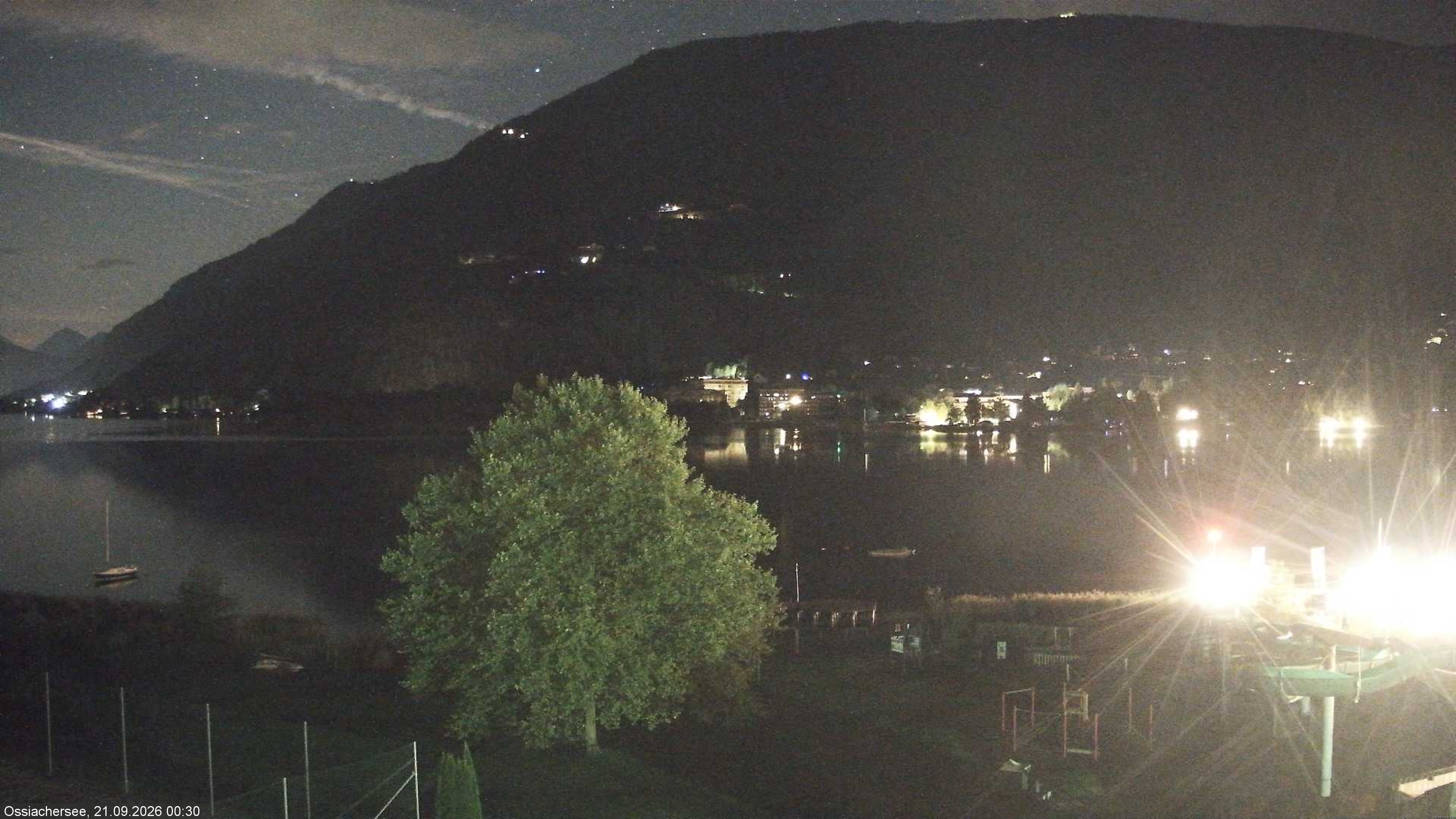 Archived image Webcam Lake Ossiacher See near Villach
