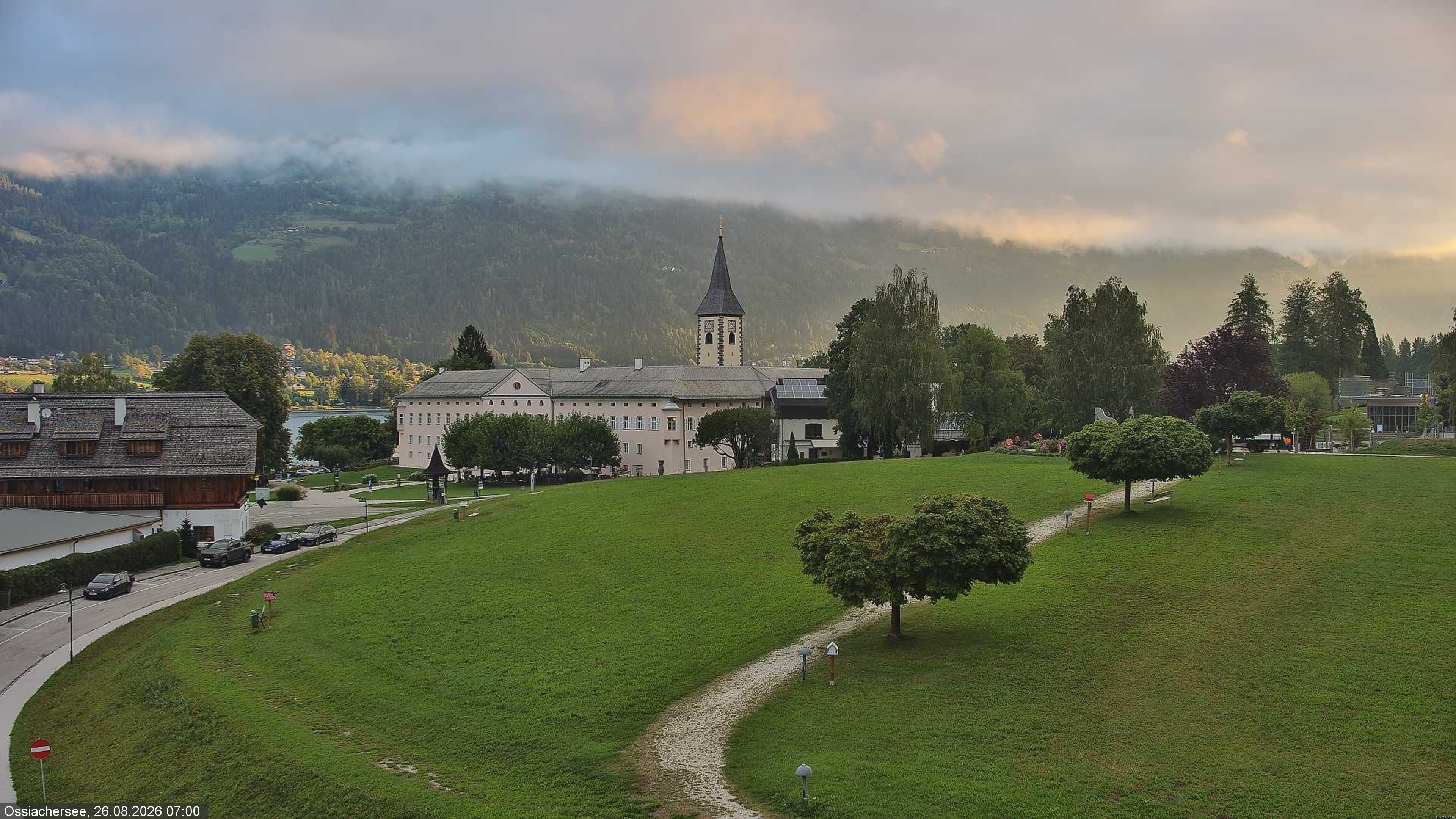 Archived image Webcam Monastery Ossiach (Carinthia)
