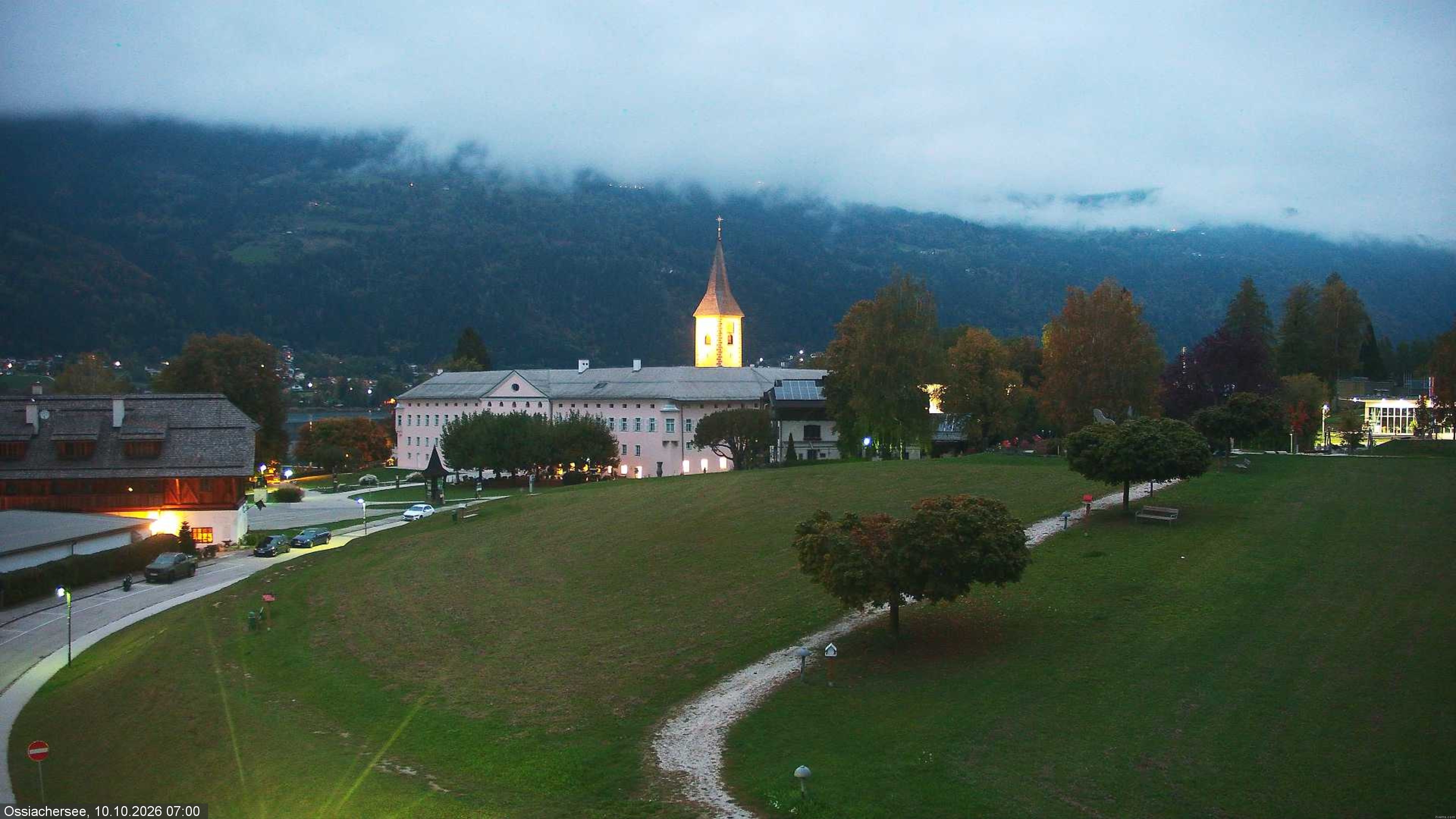 Archived image Webcam Monastery Ossiach (Carinthia)