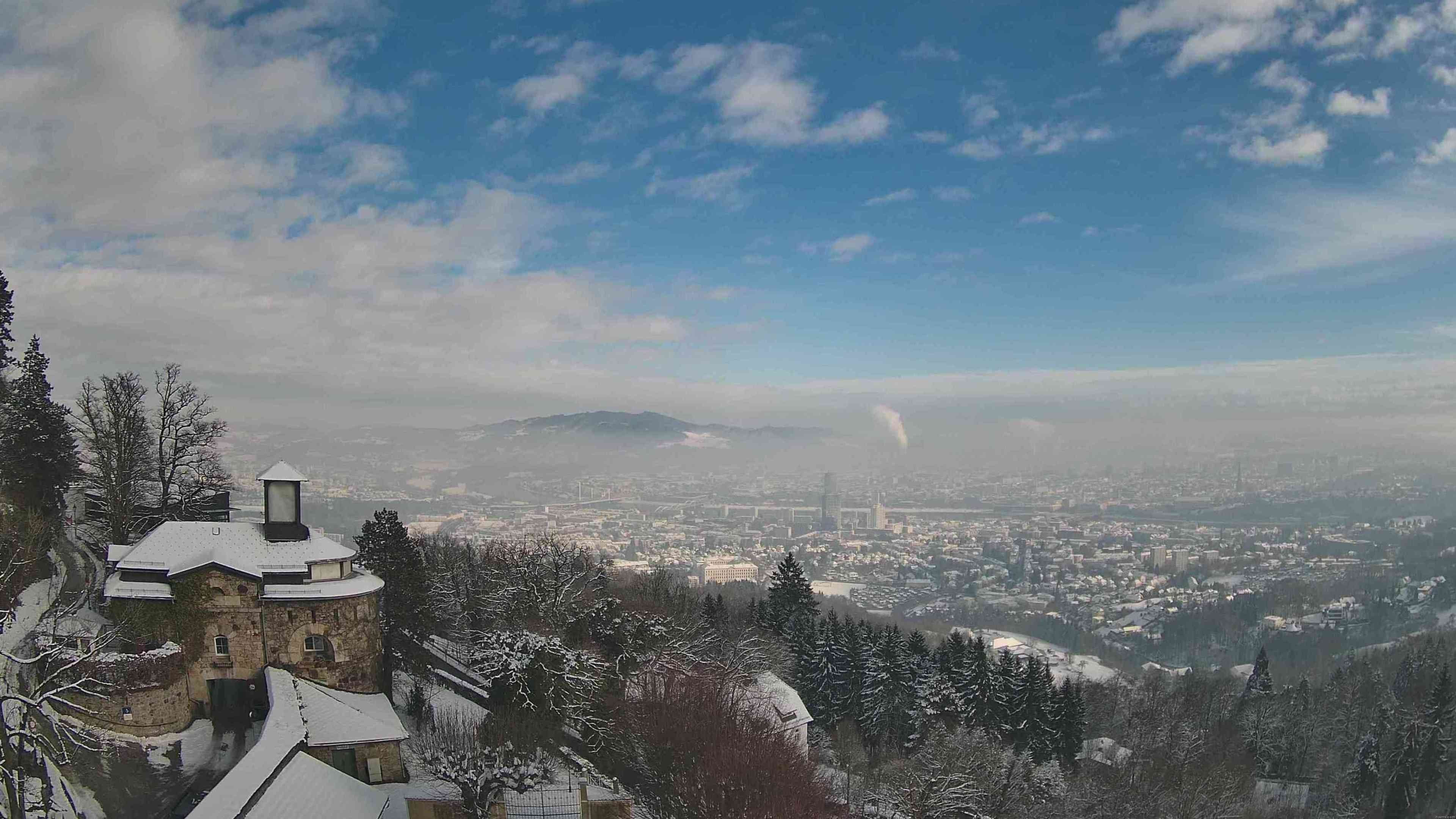 Archiv Foto Webcam Linz: Hauptplatz und Altstadt