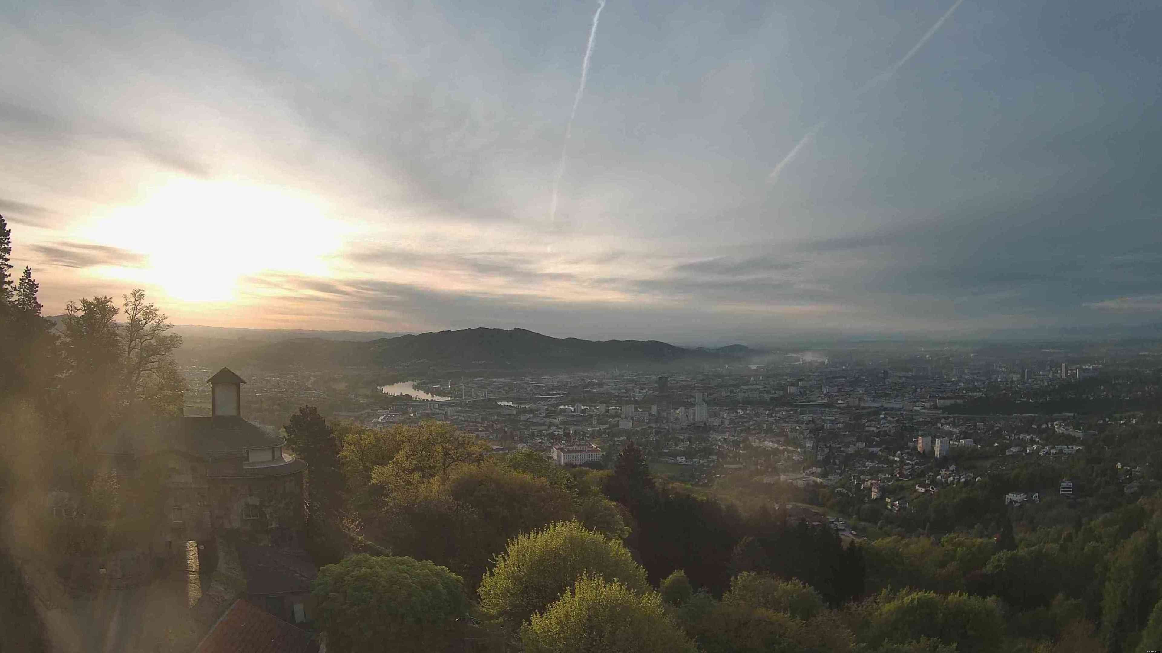 Archiv Foto Webcam Linz: Hauptplatz und Altstadt