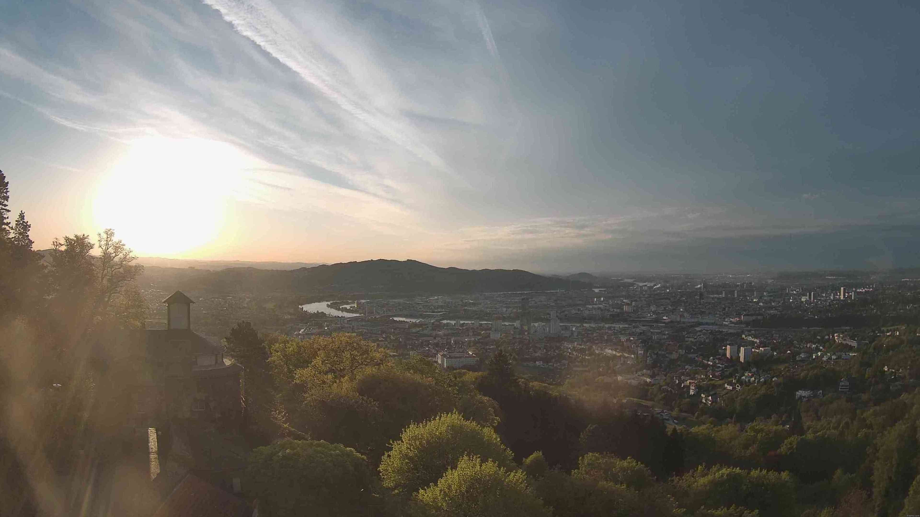 Archiv Foto Webcam Linz: Hauptplatz und Altstadt
