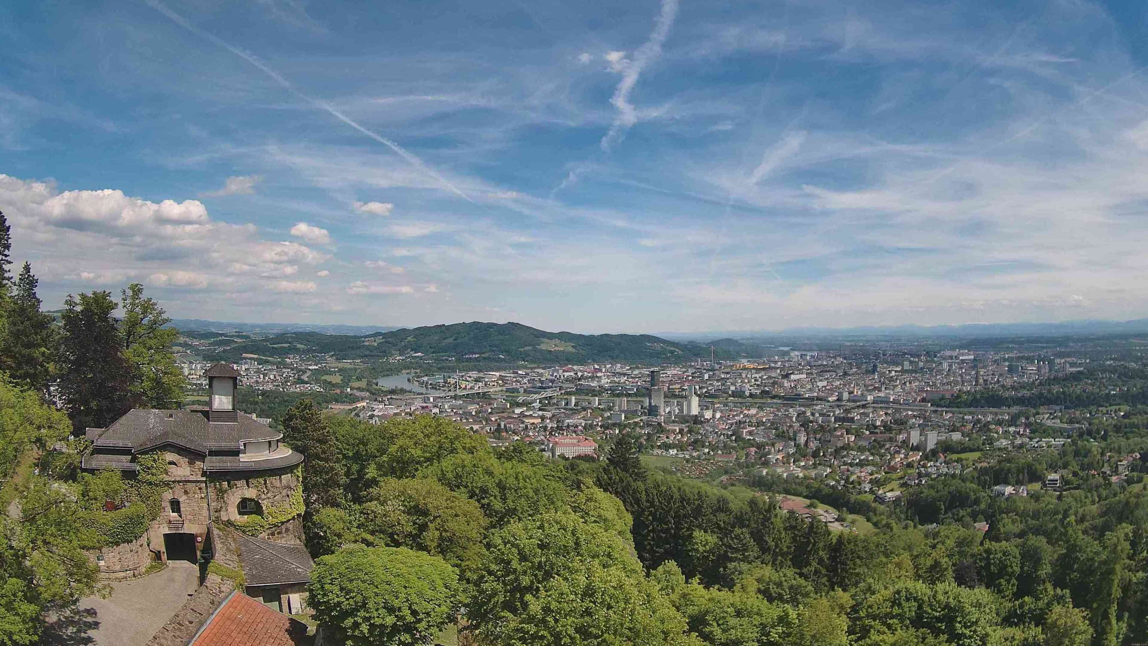 Archiv Foto Webcam Linz: Hauptplatz und Altstadt