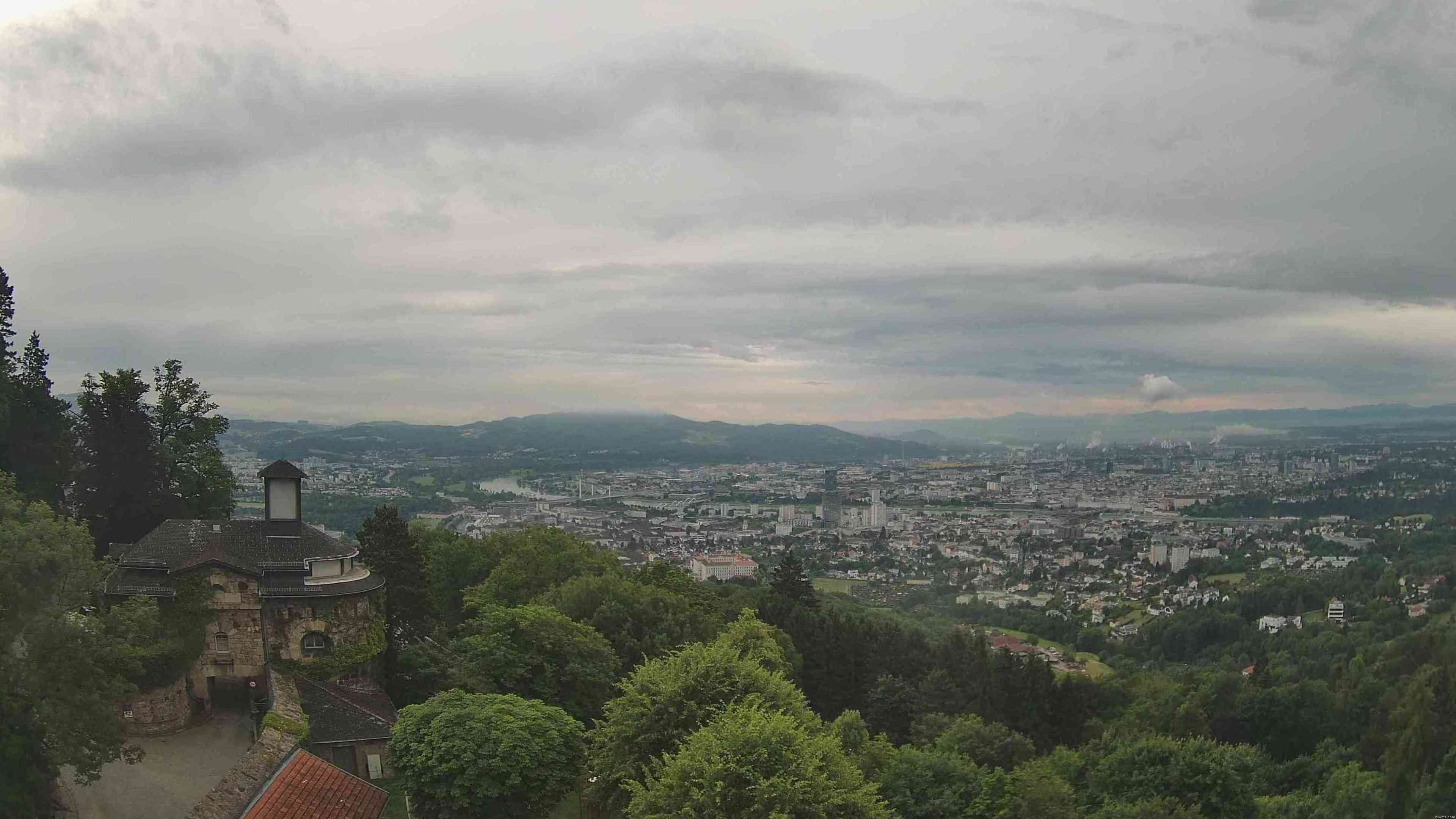 Archiv Foto Webcam Linz: Hauptplatz und Altstadt
