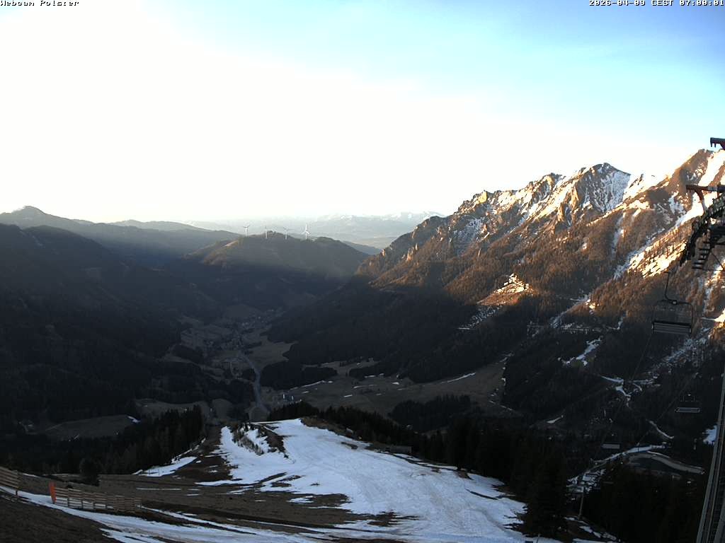 Archived image Webcam Mountain station chairlift Präbichl