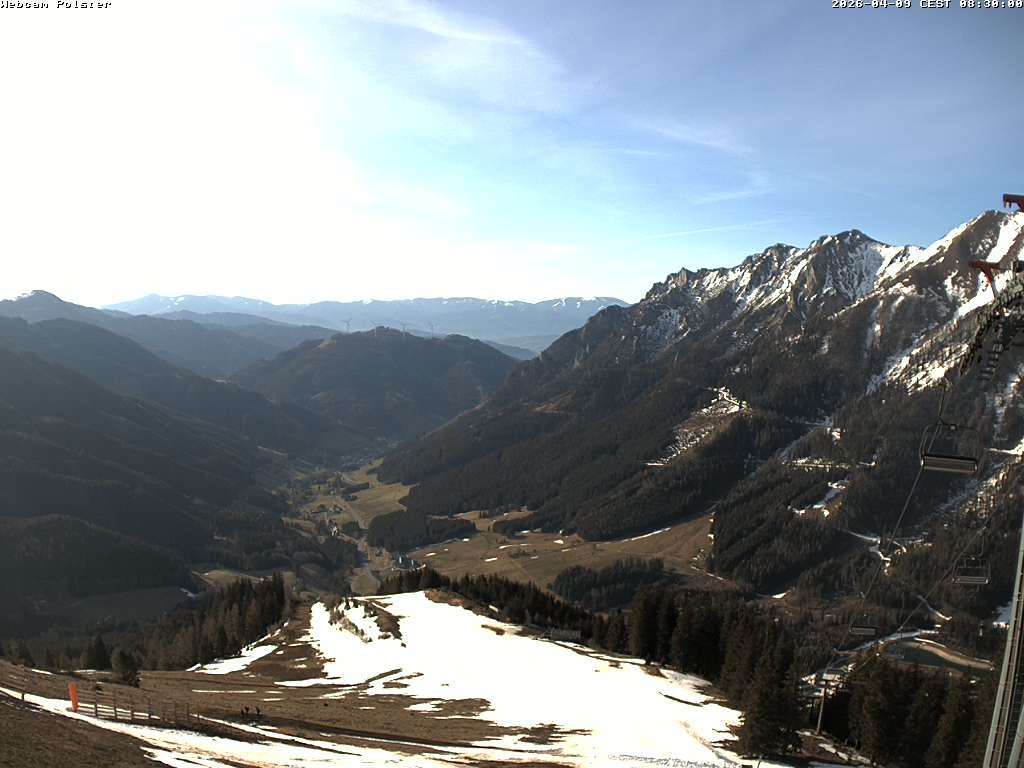 Archived image Webcam Mountain station chairlift Präbichl