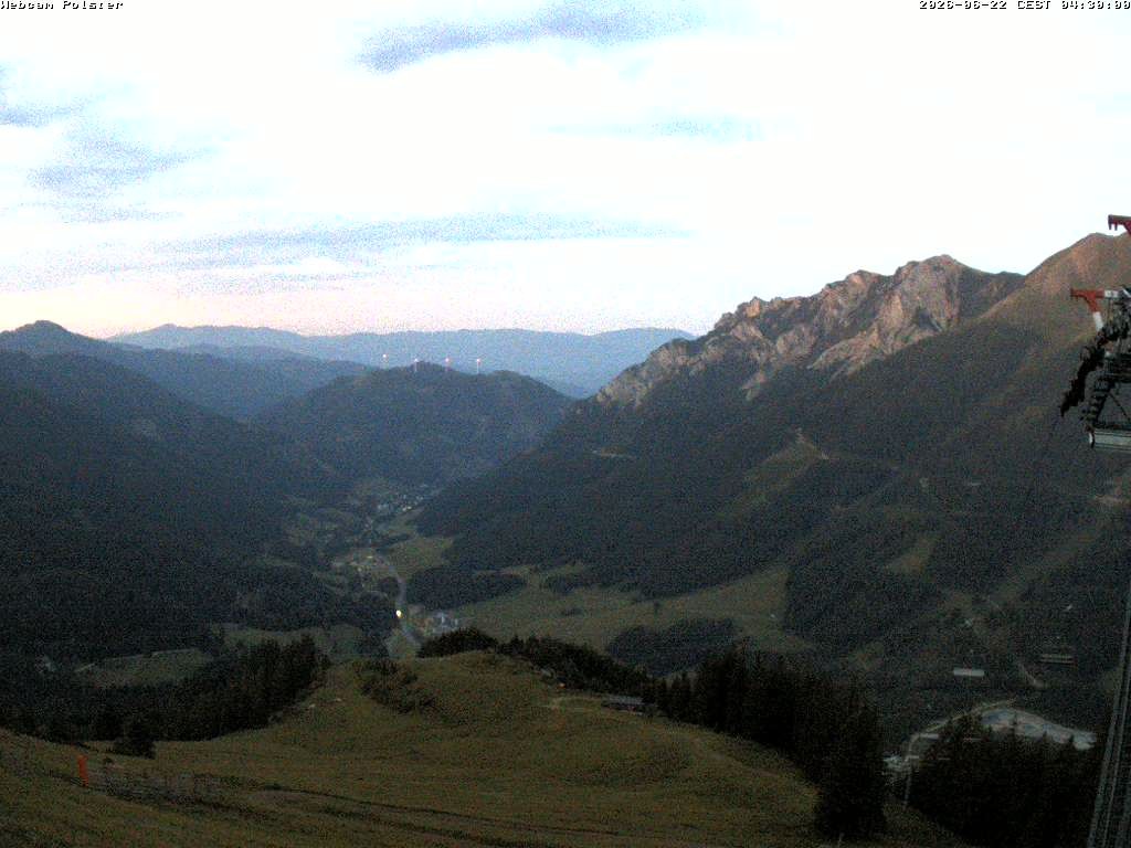 Archived image Webcam Mountain station chairlift Präbichl