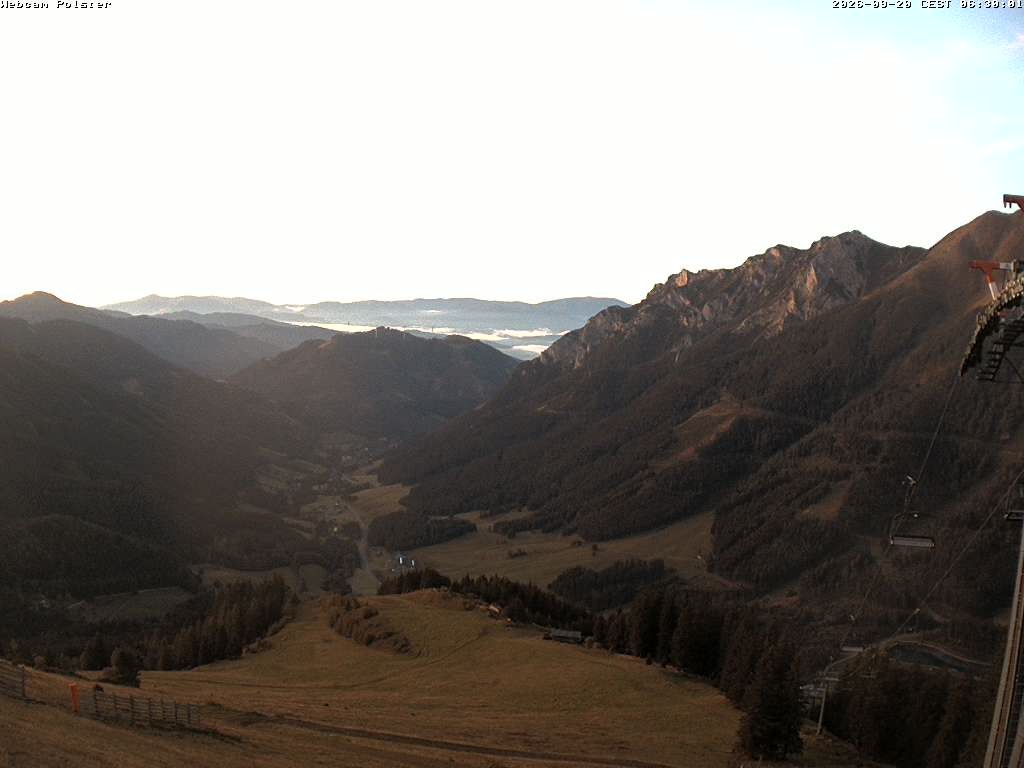 Archived image Webcam Mountain station chairlift Präbichl