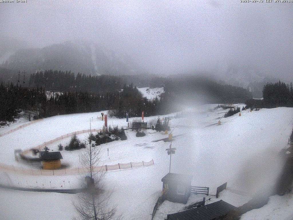 Archived image Webcam Präbichl mountain
