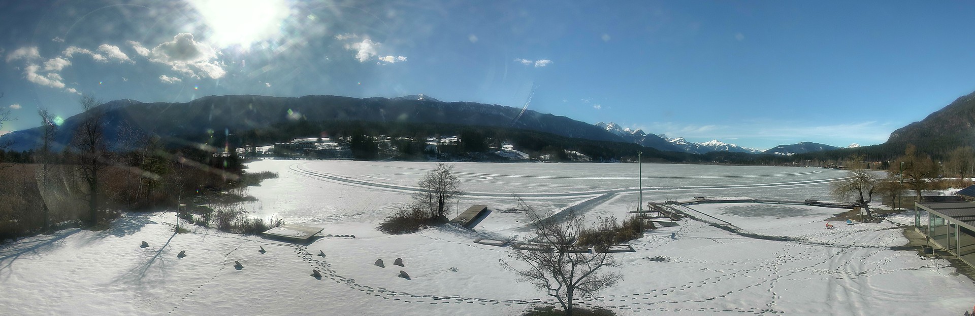 Archiv Foto Webcam Pressegger See bei Hermagor