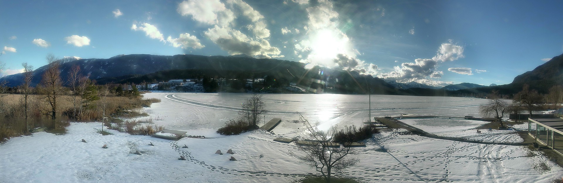 Archiv Foto Webcam Pressegger See bei Hermagor