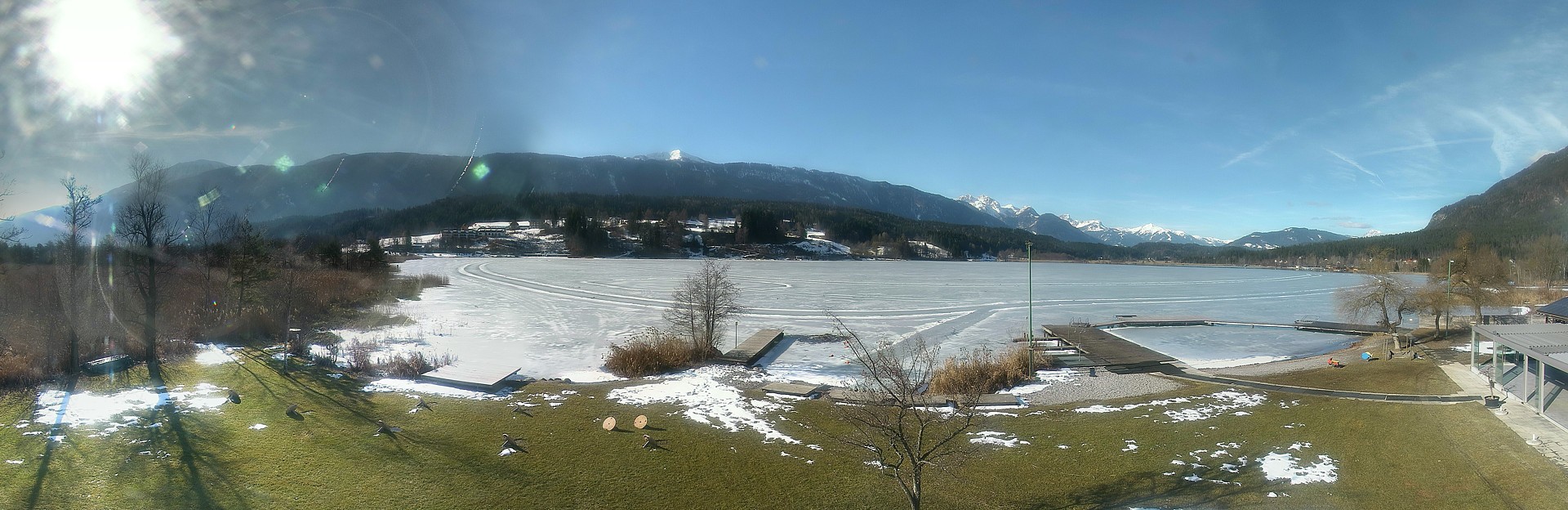 Archiv Foto Webcam Pressegger See bei Hermagor