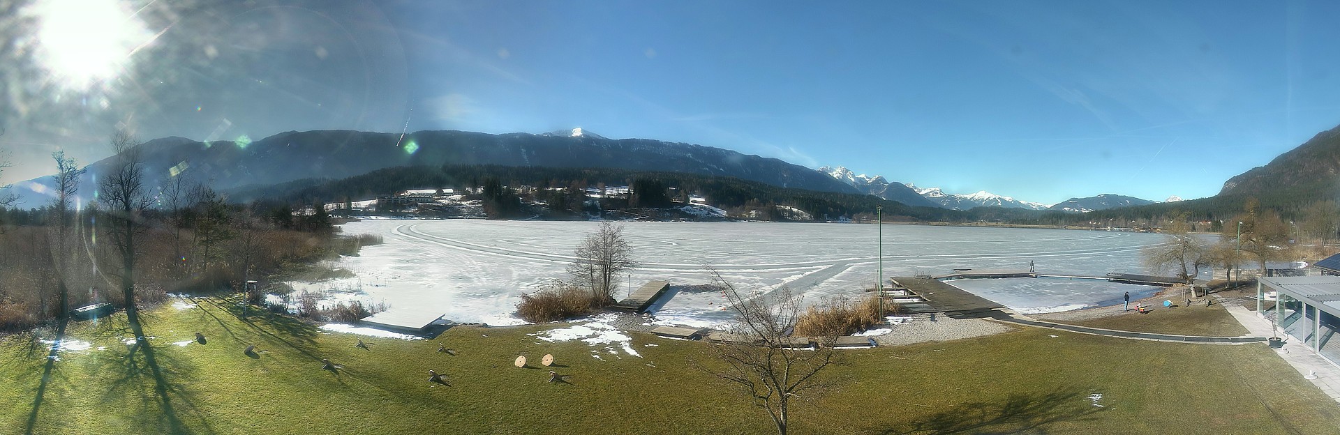 Archiv Foto Webcam Pressegger See bei Hermagor