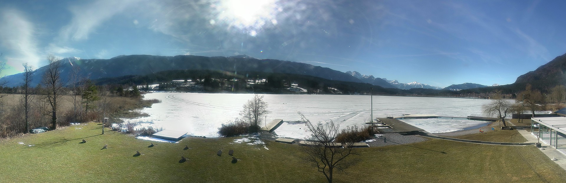 Archiv Foto Webcam Pressegger See bei Hermagor