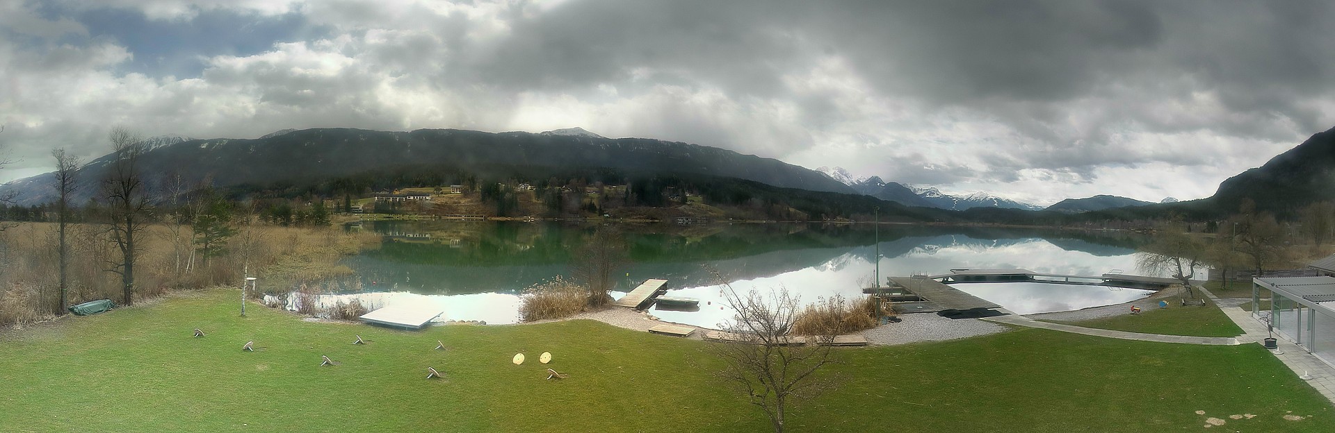 Archived image Webcam Lake Presseggersee