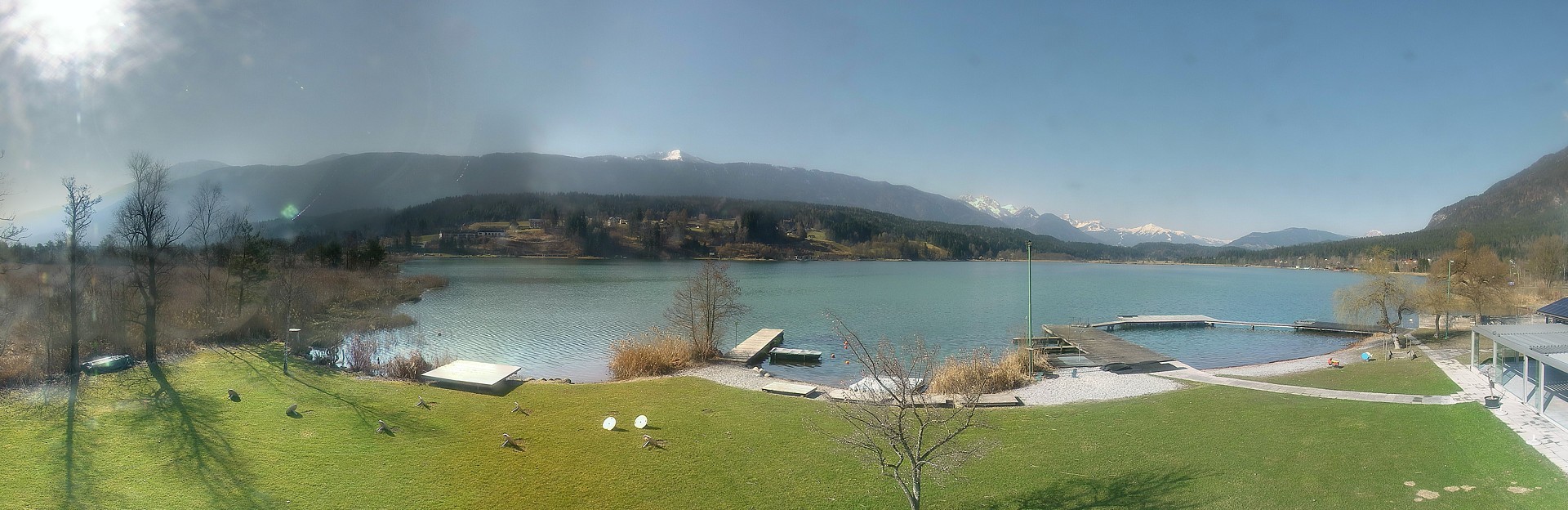 Archiv Foto Webcam Pressegger See bei Hermagor