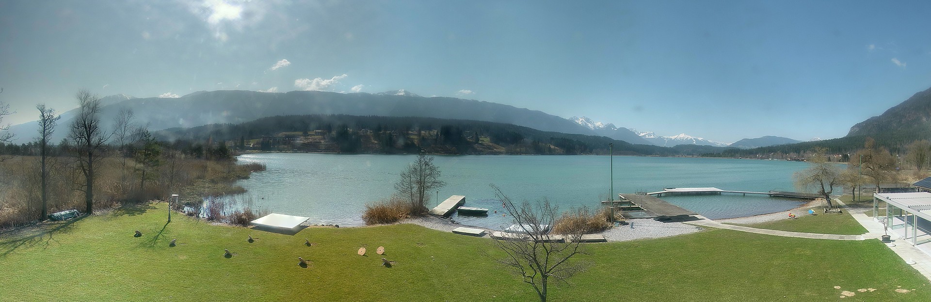 Archived image Webcam Lake Presseggersee
