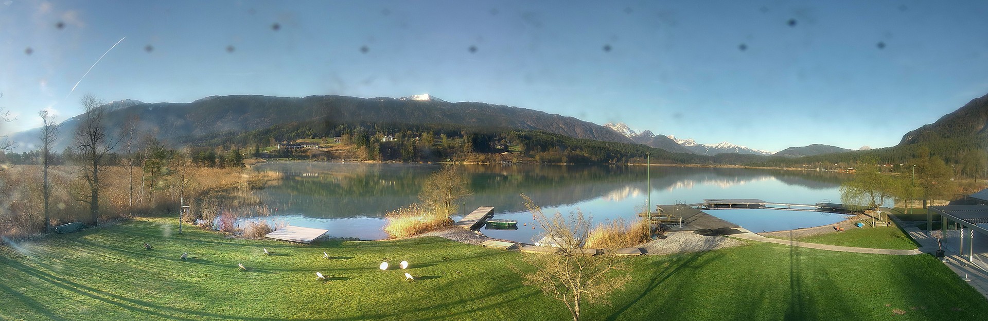 Archived image Webcam Lake Presseggersee
