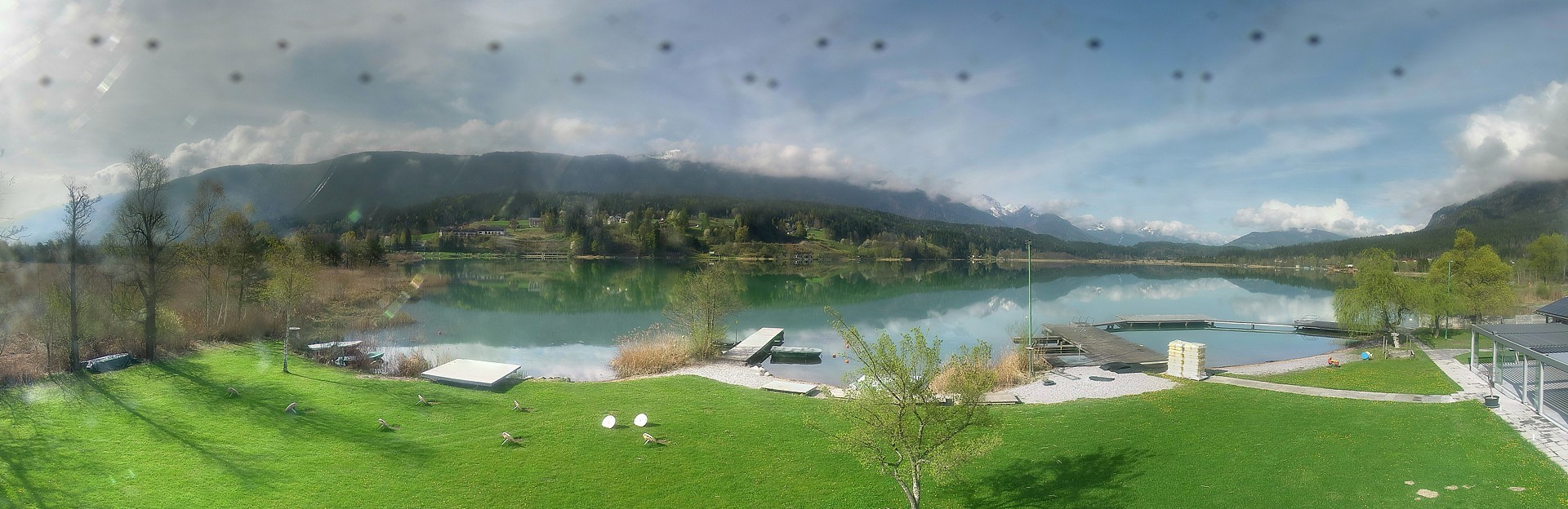 Archived image Webcam Lake Presseggersee