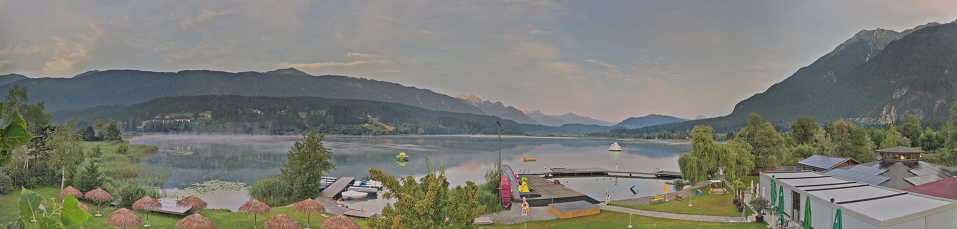 Archived image Webcam Lake Presseggersee