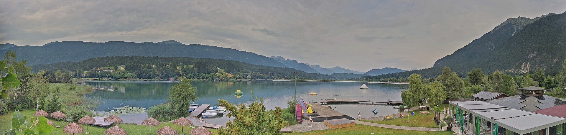 Archived image Webcam Lake Presseggersee