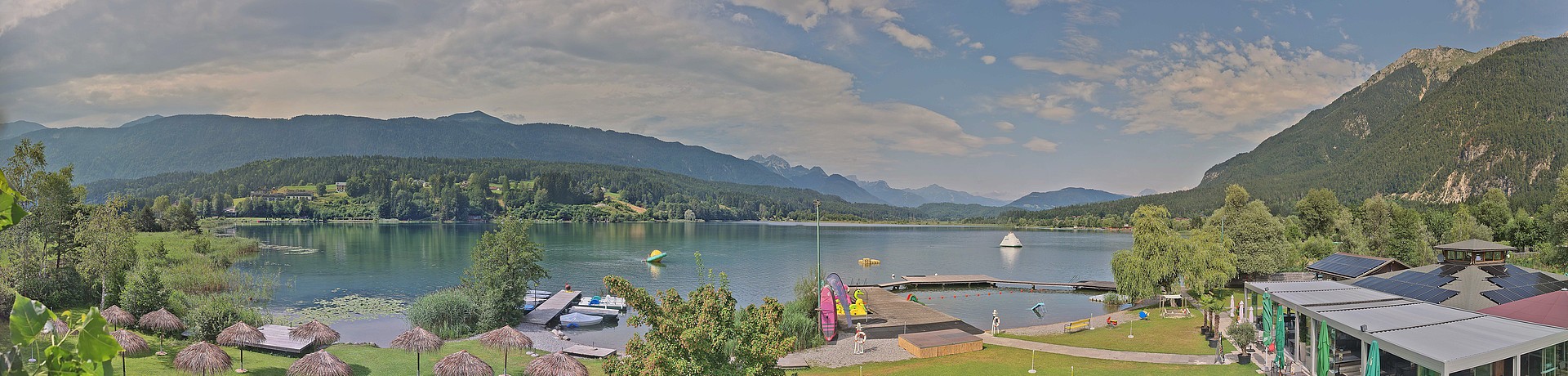 Archived image Webcam Lake Presseggersee
