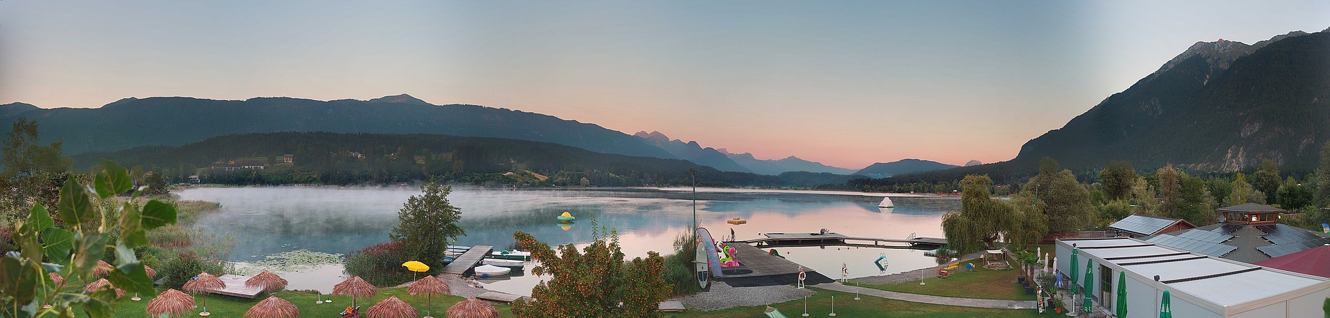 Archived image Webcam Lake Presseggersee