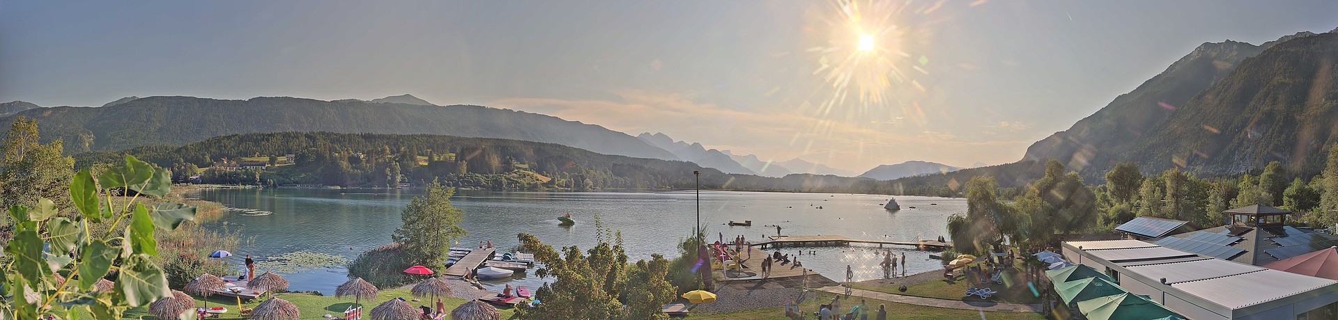 Archived image Webcam Lake Presseggersee