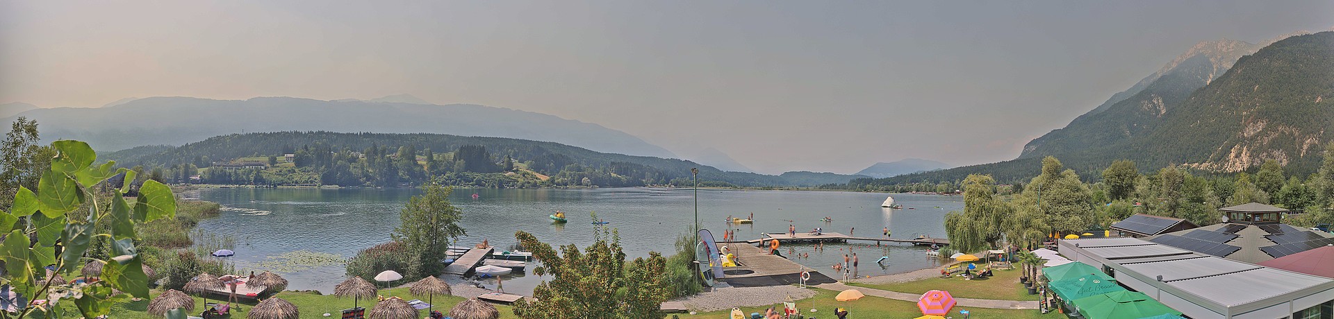 Archiv Foto Webcam Pressegger See bei Hermagor