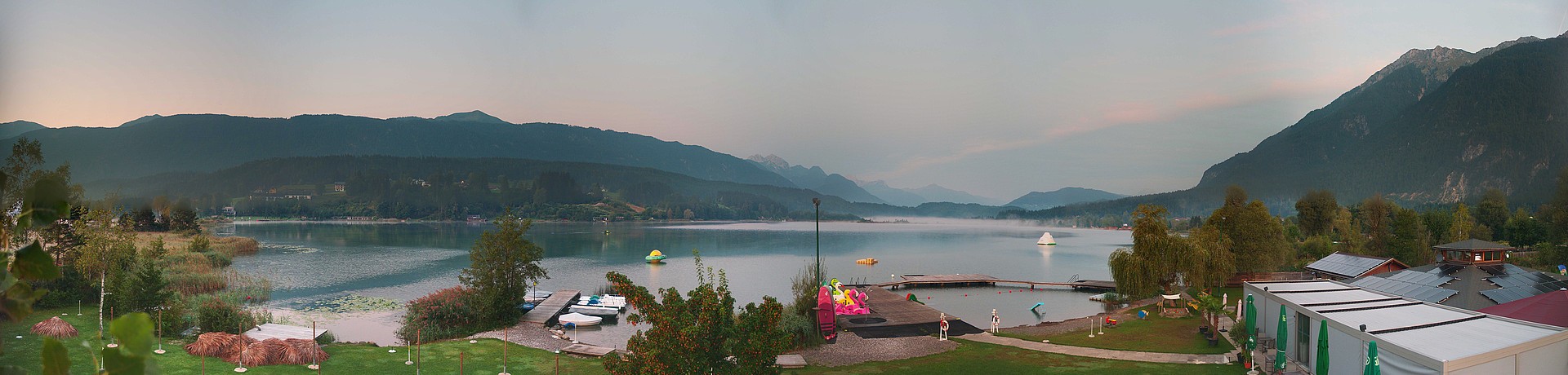 Archived image Webcam Lake Presseggersee
