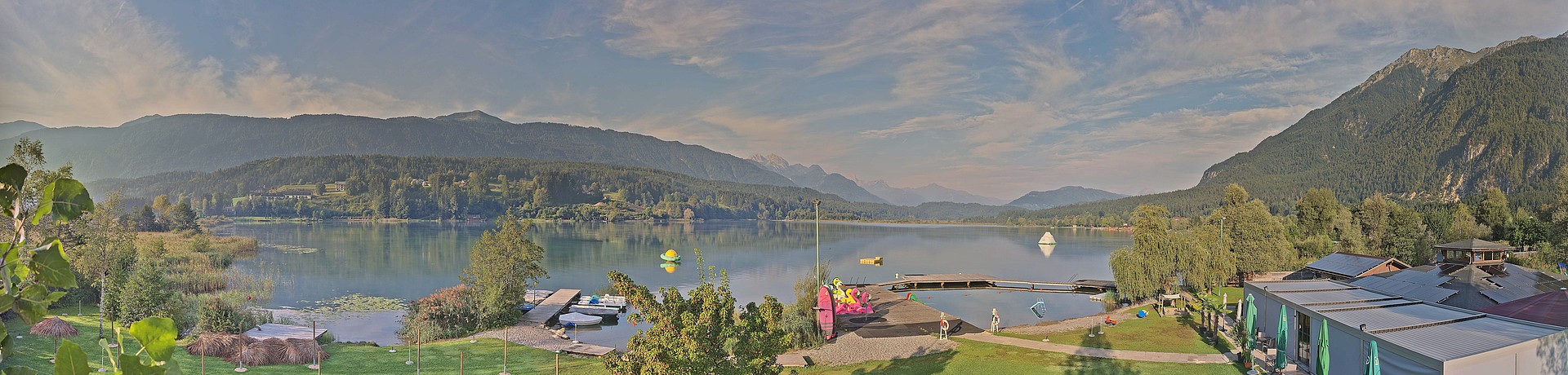 Archived image Webcam Lake Presseggersee