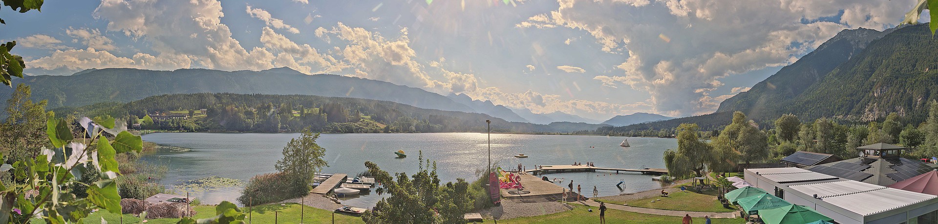 Archived image Webcam Lake Presseggersee