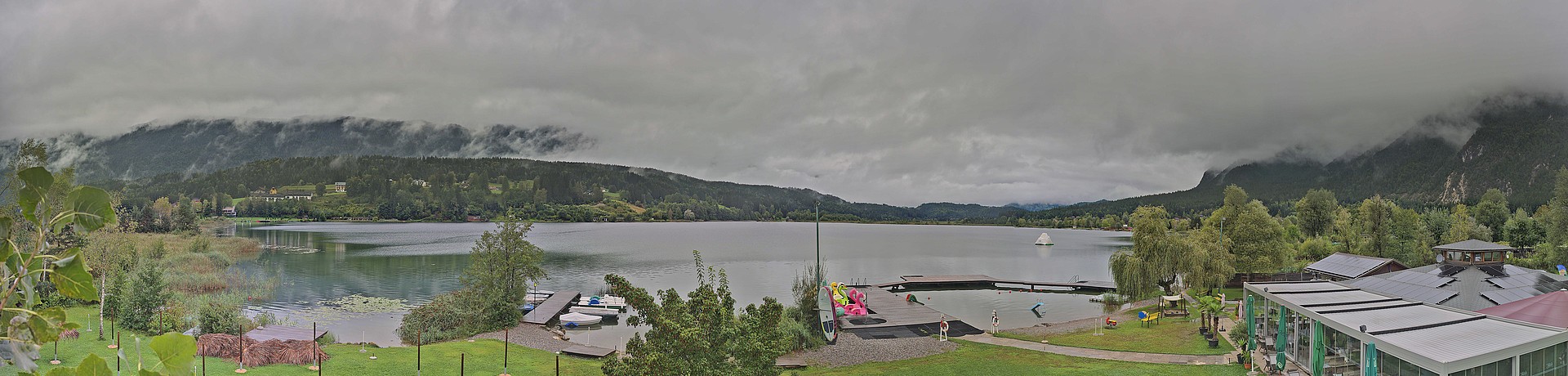 Archived image Webcam Lake Presseggersee