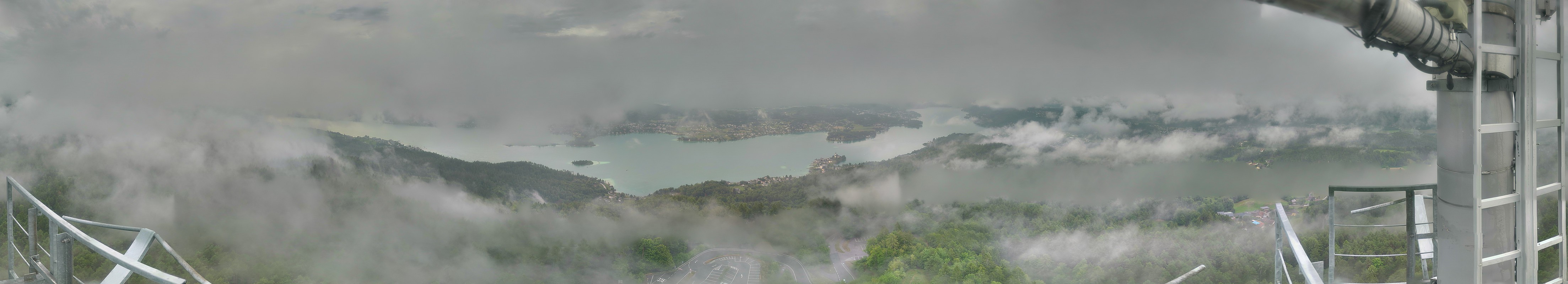 Archiv Foto Webcam Aussichtsturm Pyramidenkogel - Blick auf den Wörthersee