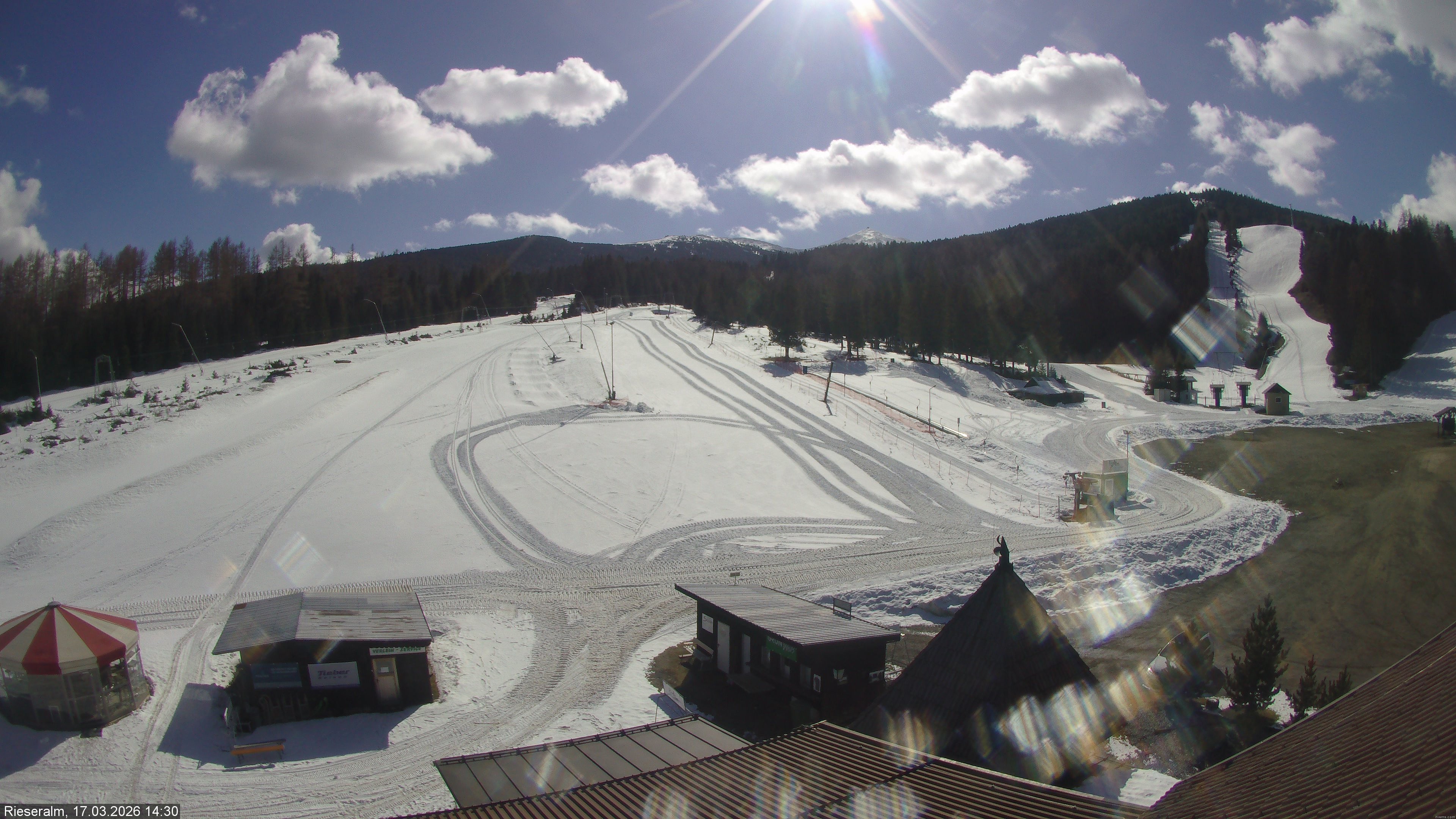 Archiv Foto Webcam Rieseralm im Zirbenland