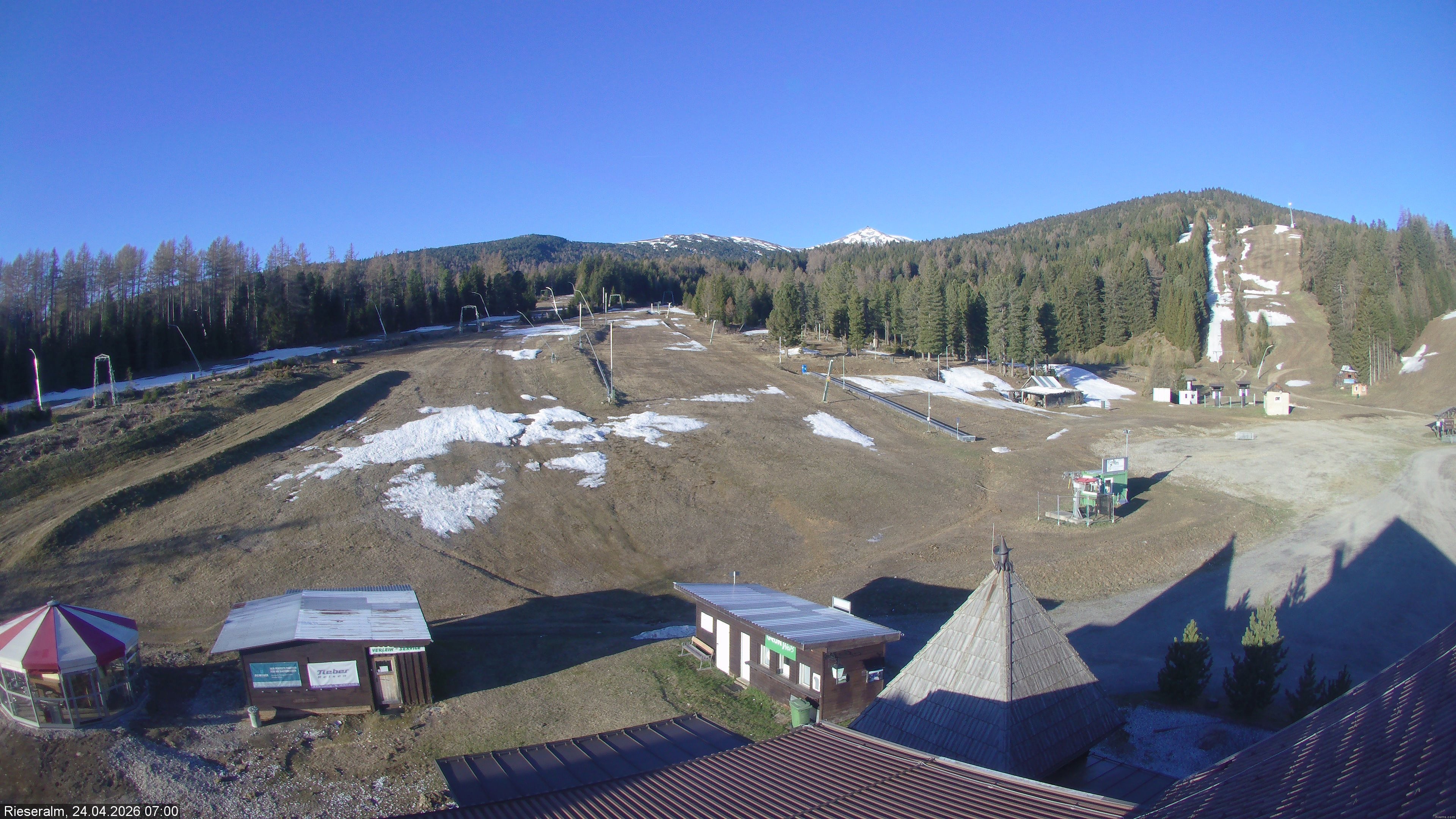 Archiv Foto Webcam Rieseralm im Zirbenland